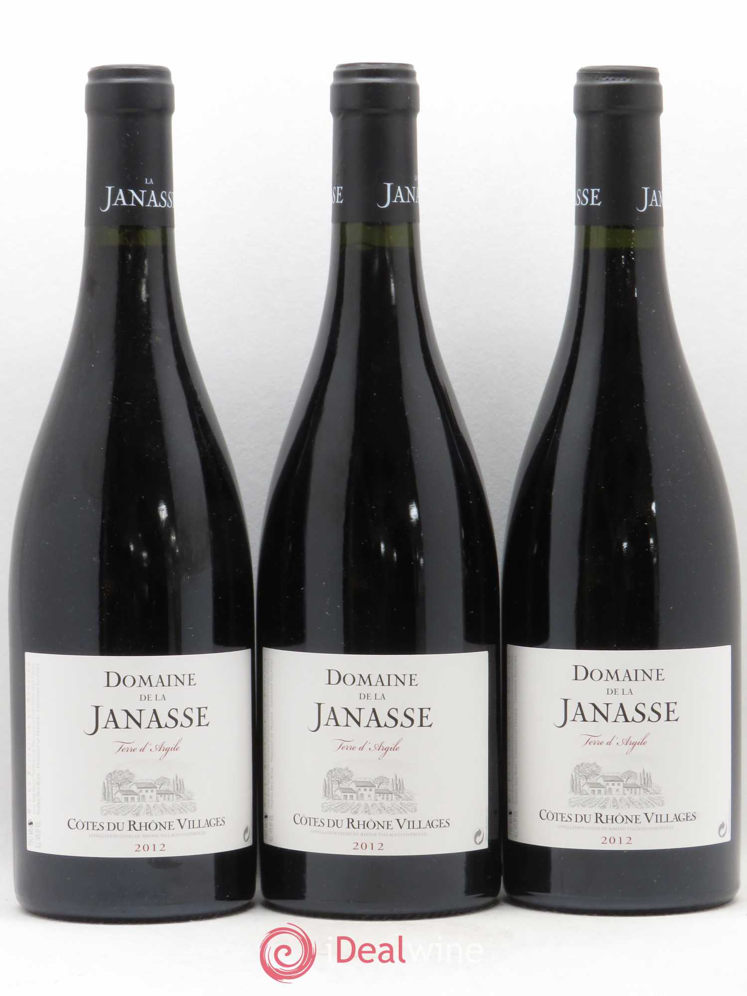 Côtes-du-Rhône-Villages Terre d'Argile La Janasse (Domaine de) 2012 - Lot de 3 bouteilles - 0