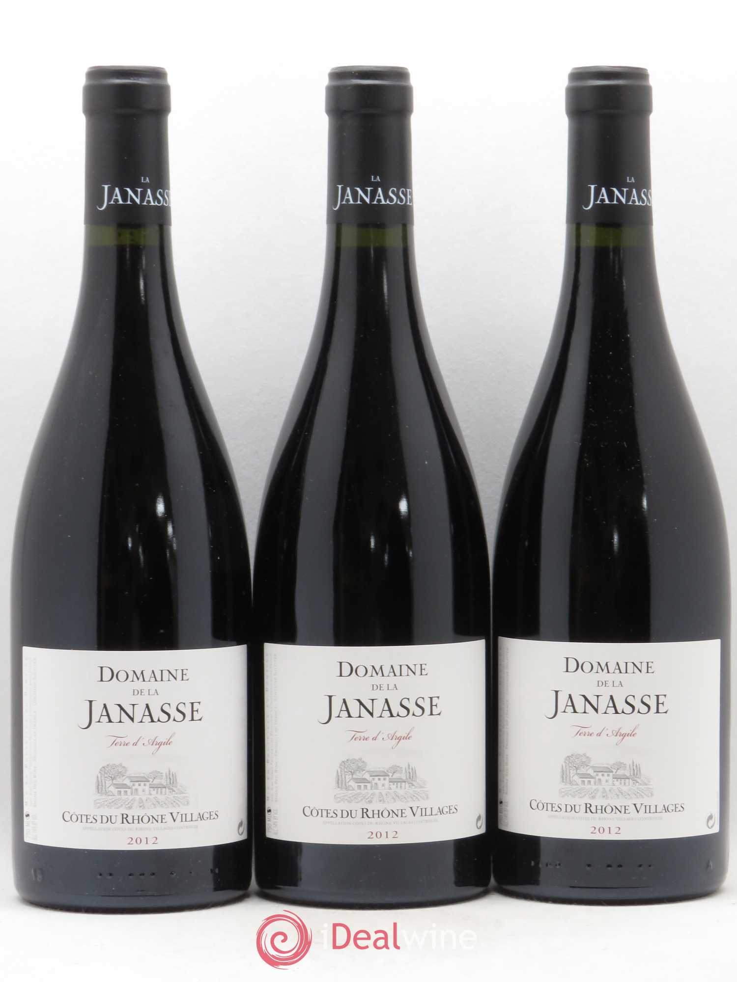 Côtes-du-Rhône-Villages Terre d'Argile La Janasse (Domaine de) 2012 - Lot de 3 bouteilles - 0