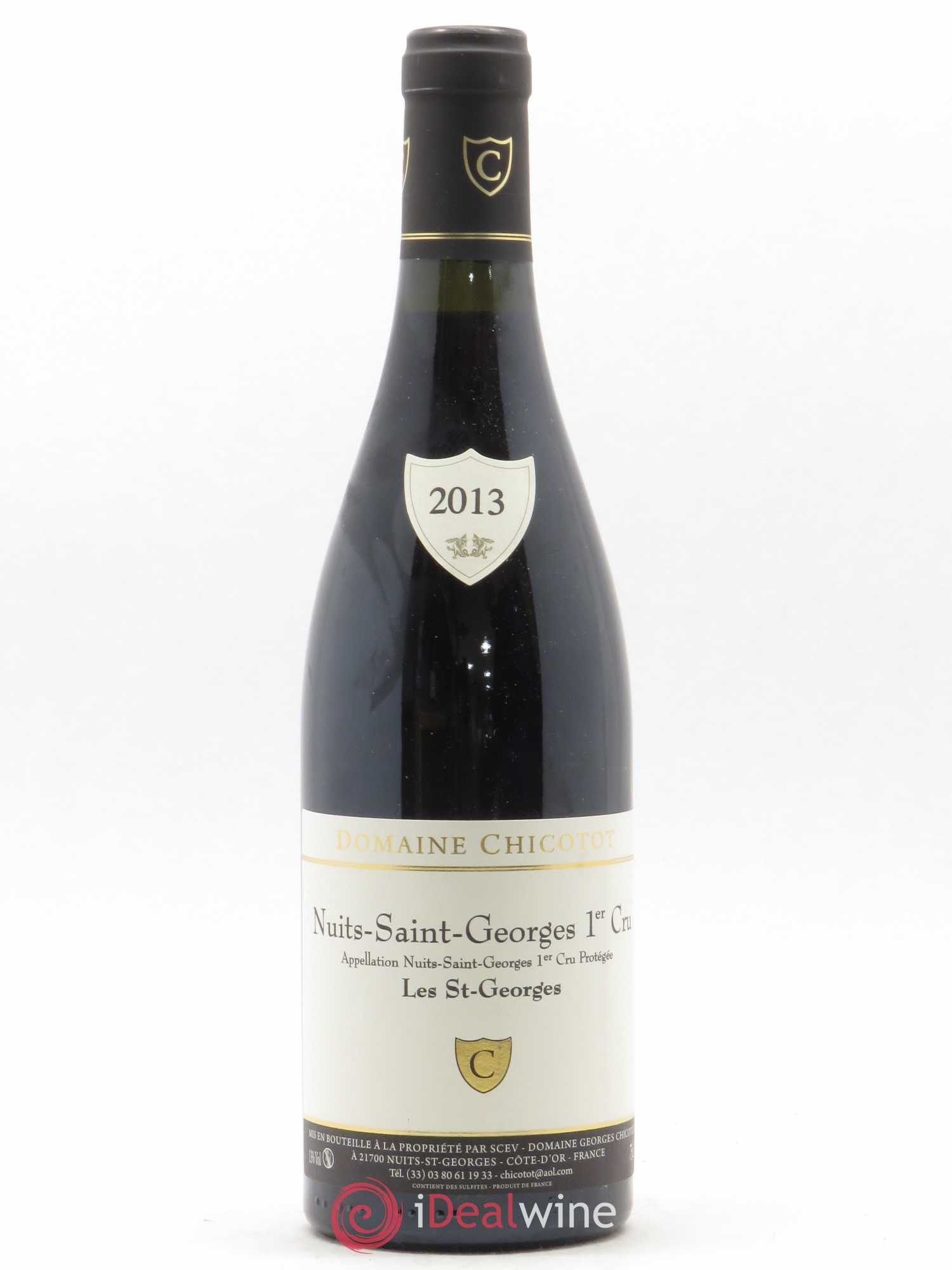 Nuits-Saint-Georges 1er Cru Les Saints-Georges Chicotot (Domaine) 2013 - Posten von 1 Flasche - 0