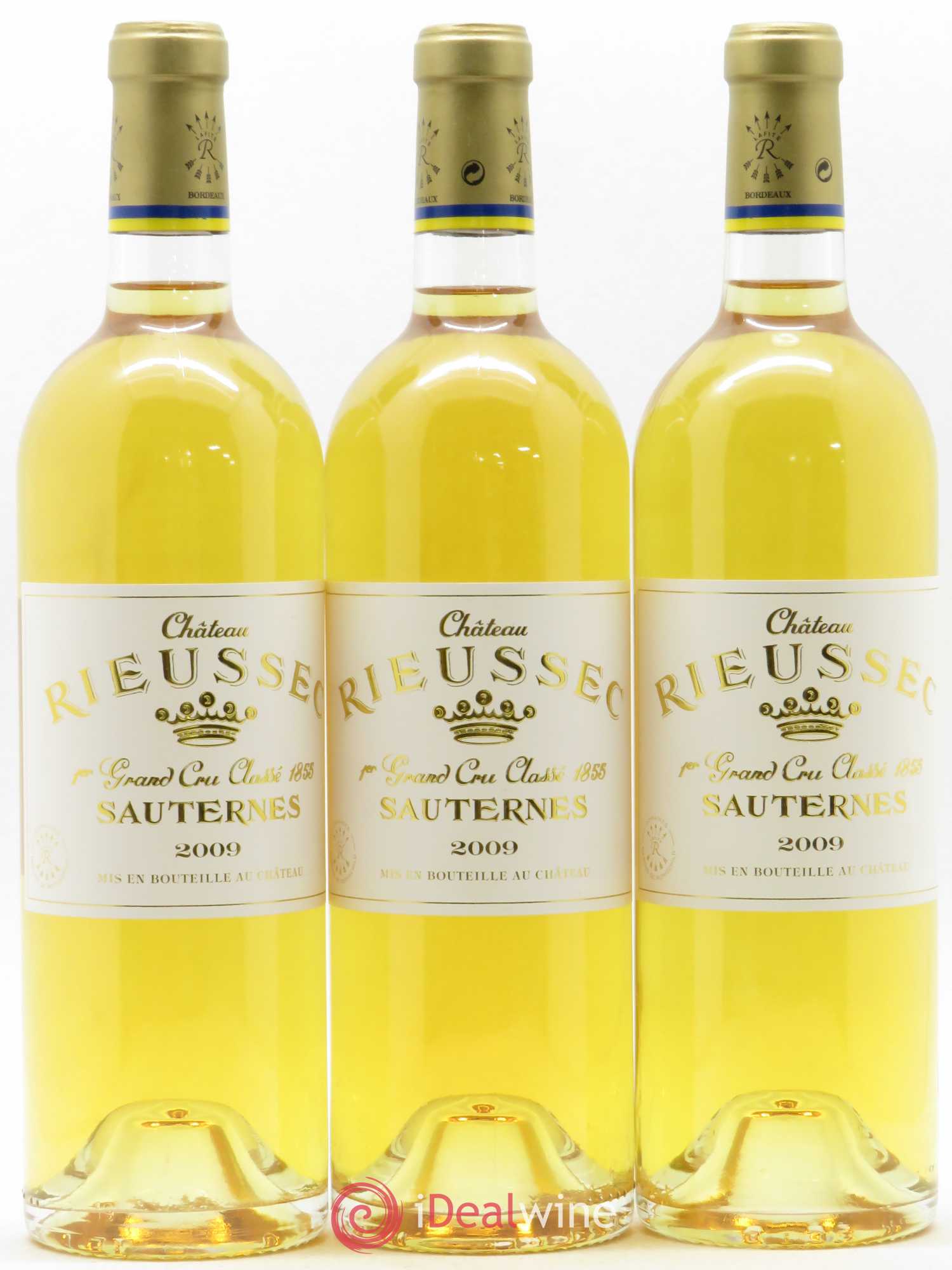 Château Rieussec 1er Grand Cru Classé 2009 - Lotto di 3 bottiglie - 0