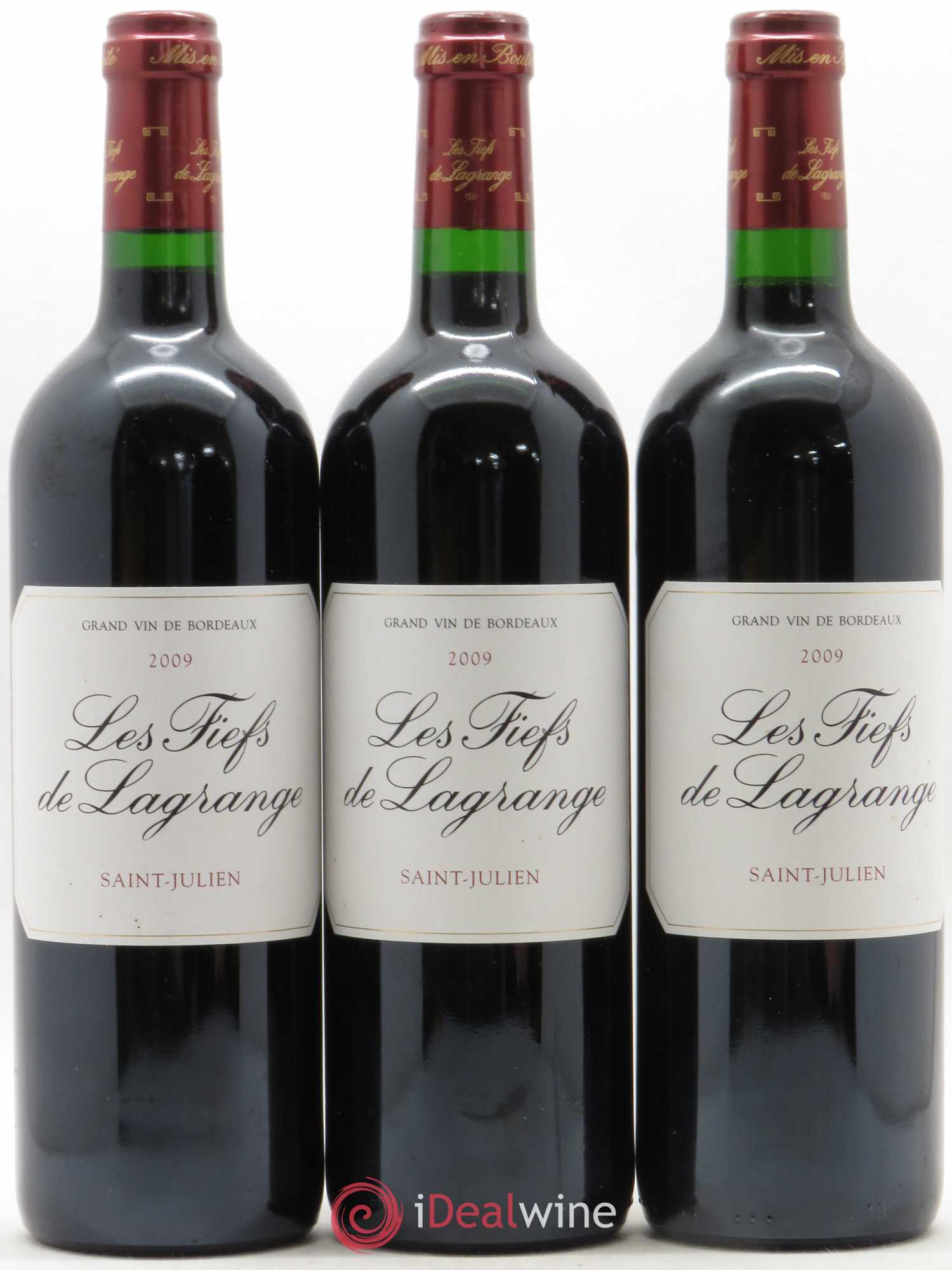 Les Fiefs de Lagrange Second Vin 2009 - Lot de 3 bouteilles - 0