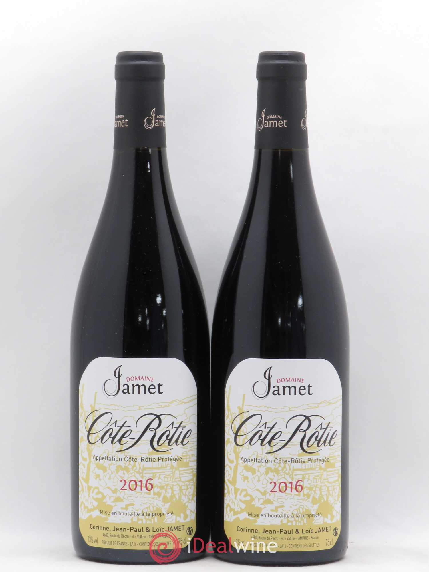 Côte-Rôtie Jamet (Domaine) 2016 - Lot de 2 bouteilles - 0
