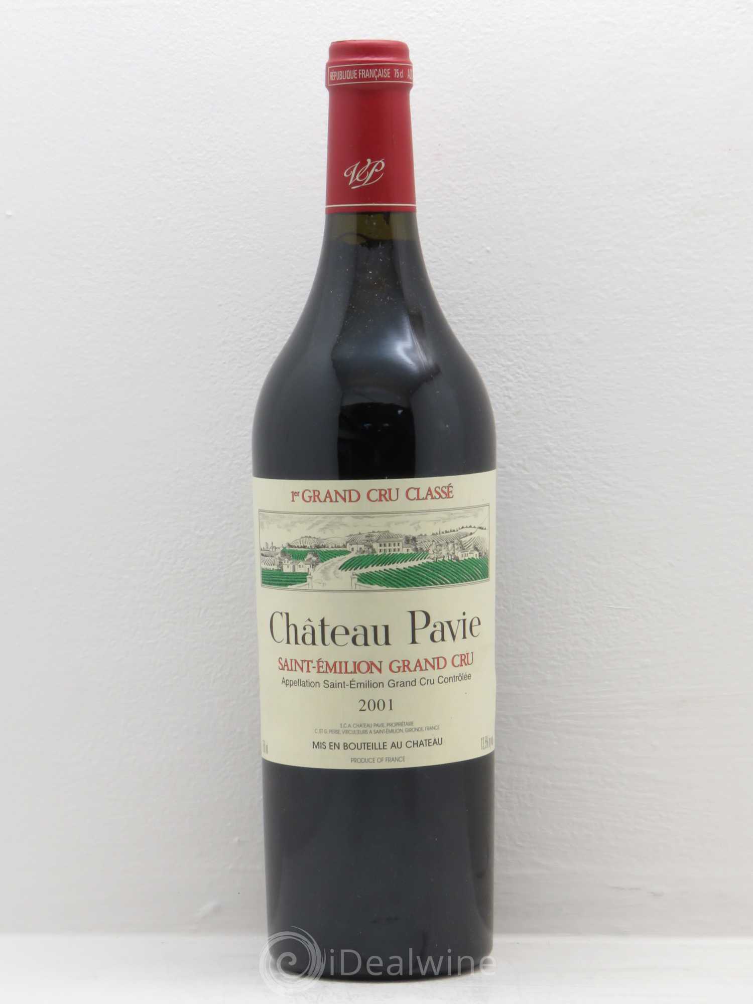Château Pavie 1er Grand Cru Classé A 2001 - Lot de 1 bouteille - 0