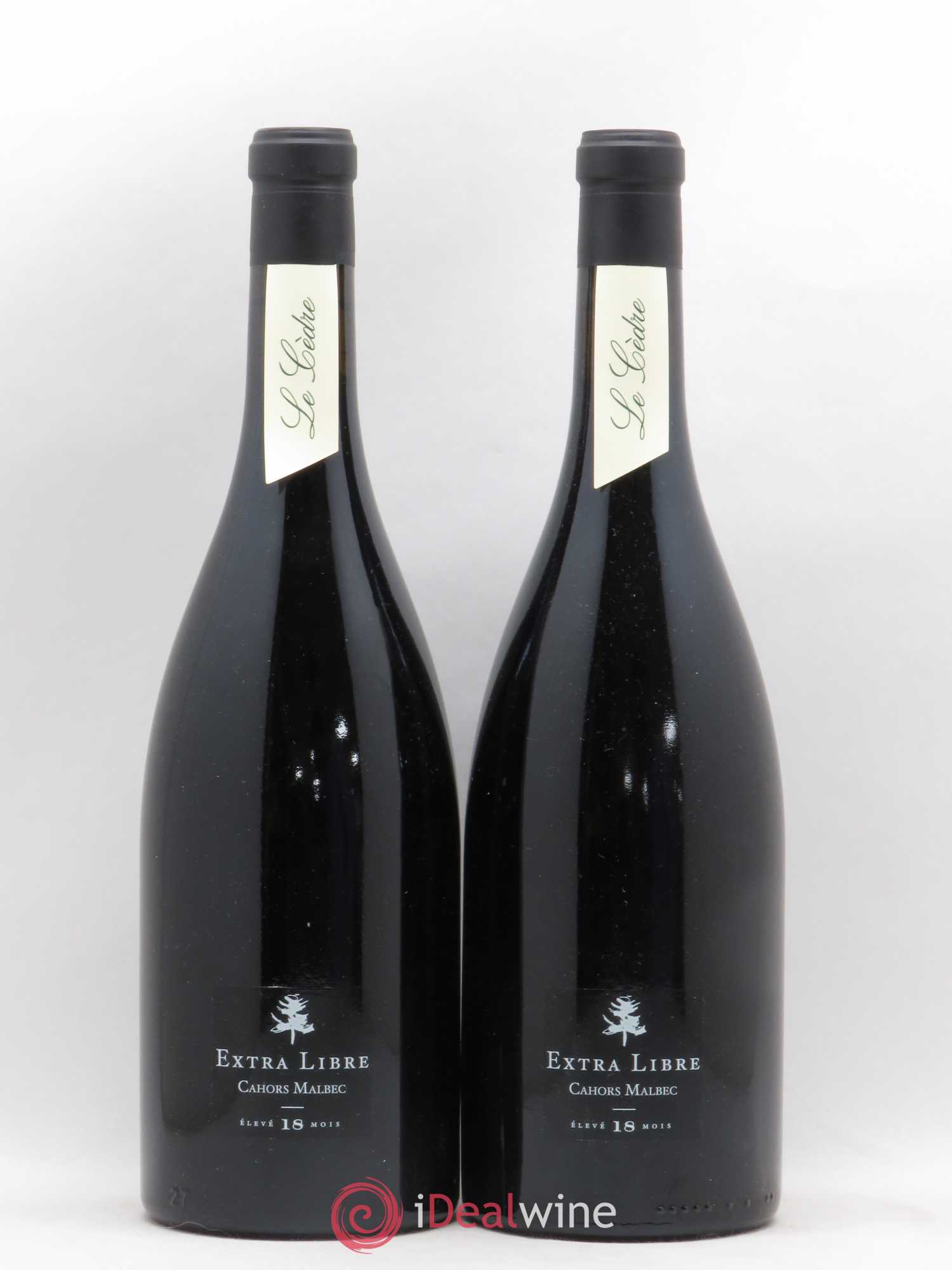 Cahors Château du Cèdre Extra Libre Le Cèdre Pascal et Jean-Marc Verhaeghe 2016 - Lot de 2 bouteilles - 0