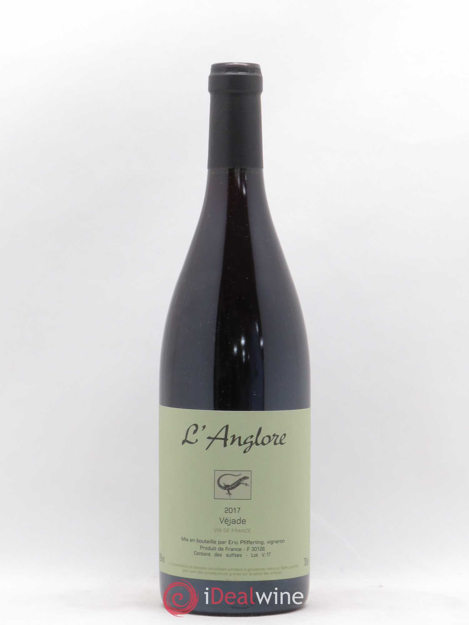 Vin de France Véjade L'Anglore 2017 - Lot de 1 bouteille - 0