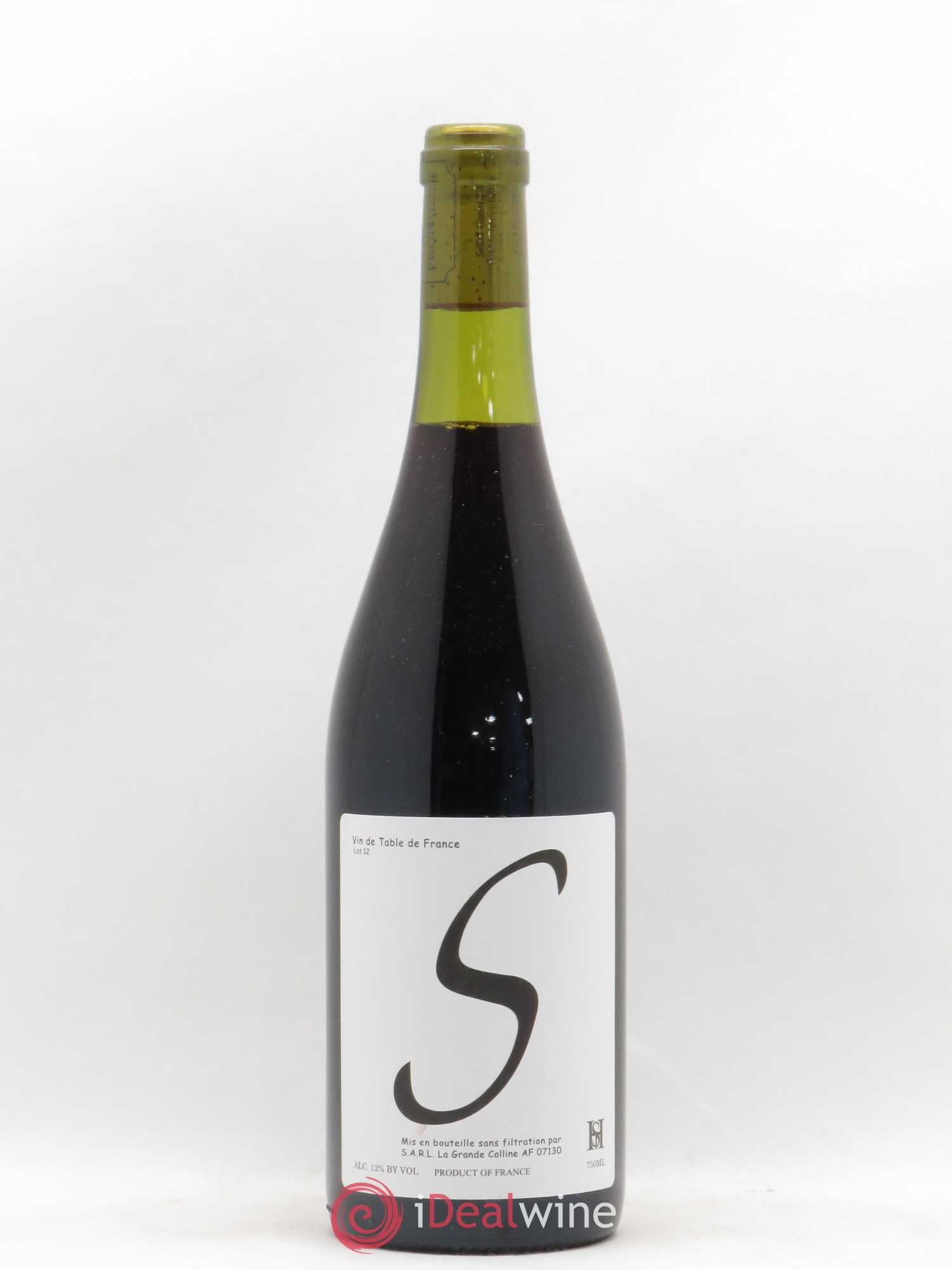 Vin de France Domaine de la Grande Colline S12 2012 - Posten von 1 Flasche - 0