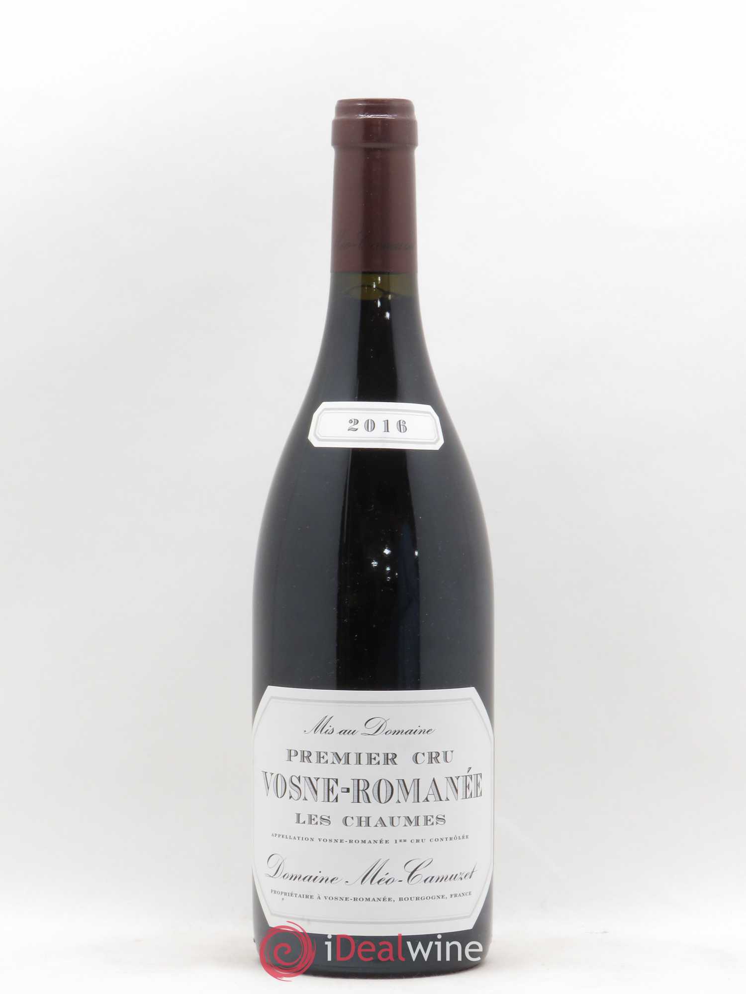 Vosne-Romanée 1er Cru Les Chaumes Méo-Camuzet (Domaine) 2016 - Lot de 1 bouteille - 0