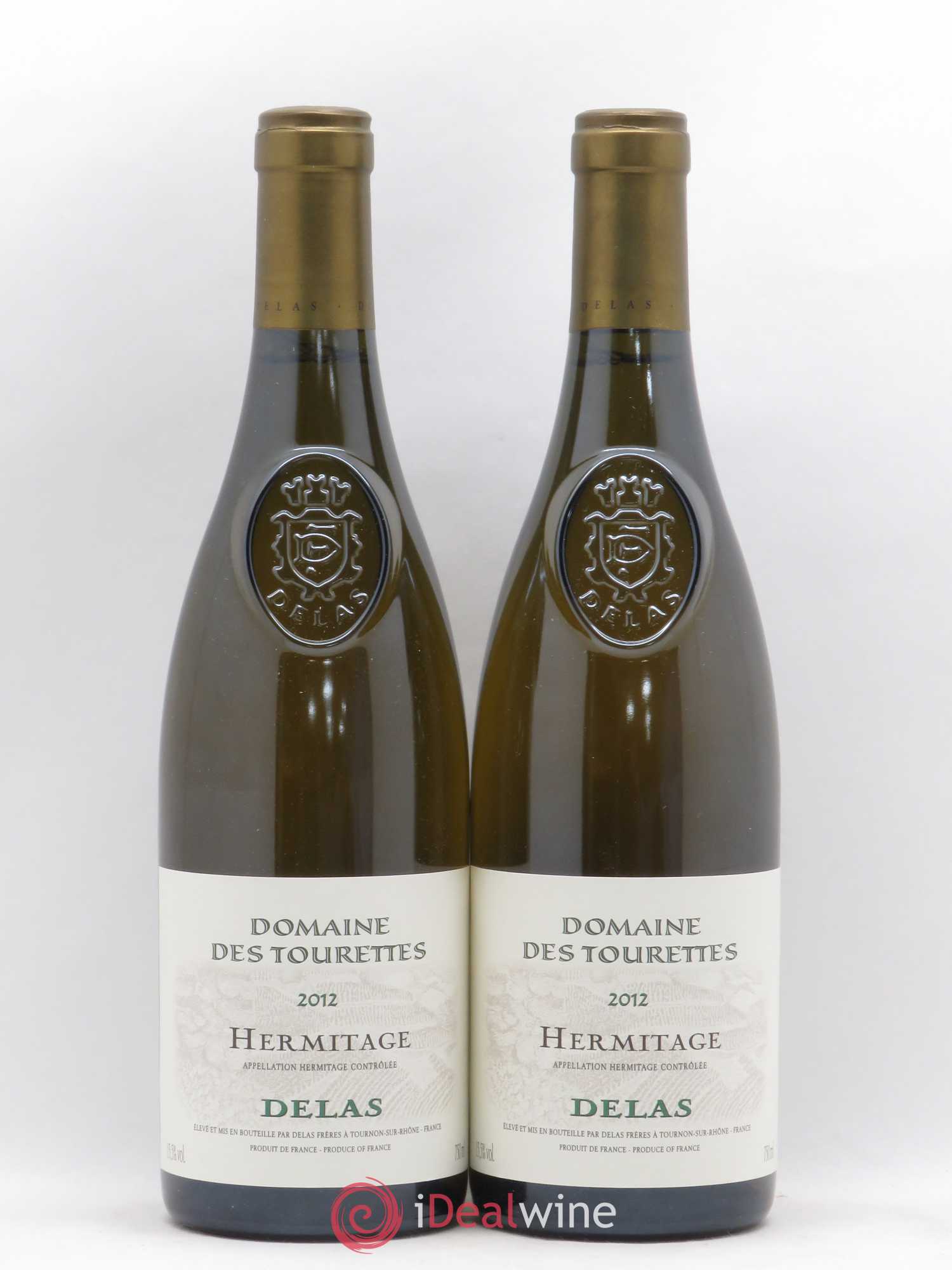 Hermitage Domaine des Tourettes Delas Frères 2012 - Lot de 2 bouteilles - 0