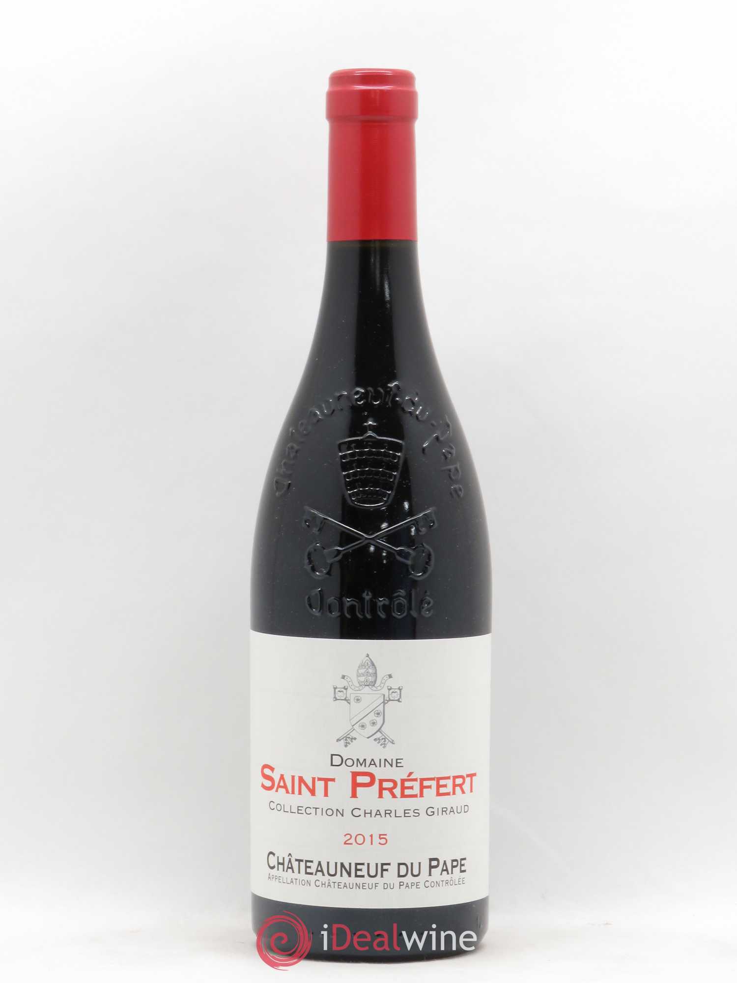 Châteauneuf-du-Pape Collection Charles Giraud Domaine Saint-Préfert 2015 - Lot de 1 bouteille - 0