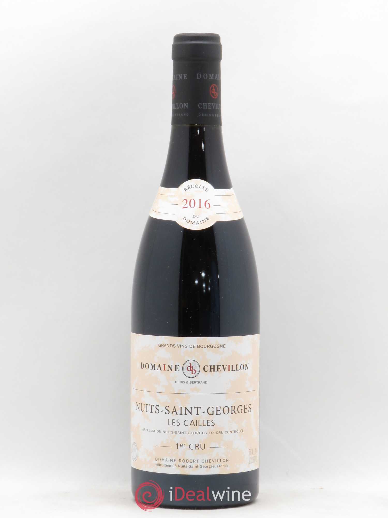 Nuits-Saint-Georges 1er Cru Les Cailles Robert Chevillon 2016 - Lot de 1 bouteille - 0