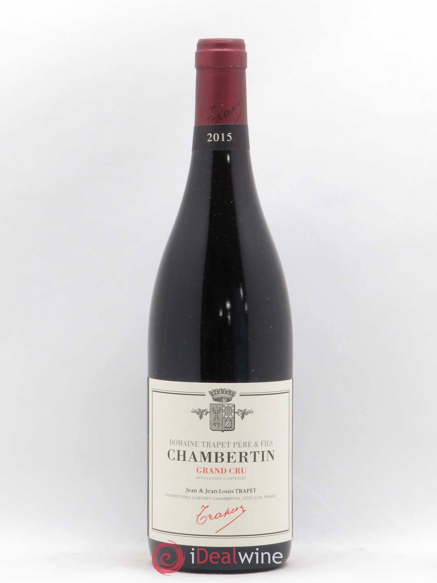 Chambertin Grand Cru Domaine Trapet 2015 - Lot de 1 bouteille - 0