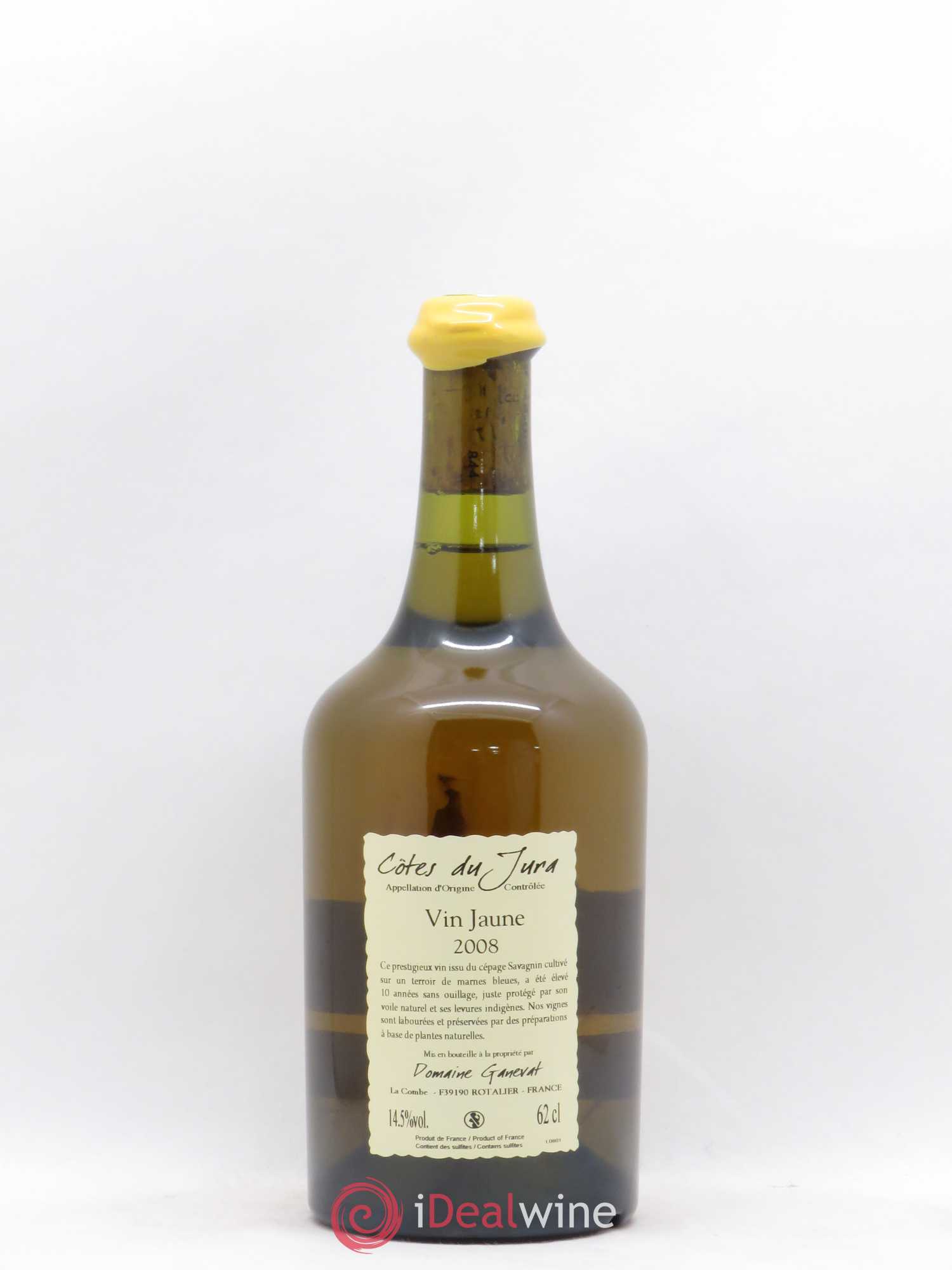 Côtes du Jura Vin Jaune Jean-François Ganevat (Domaine) 2008 - Lot de 1 bouteille - 1