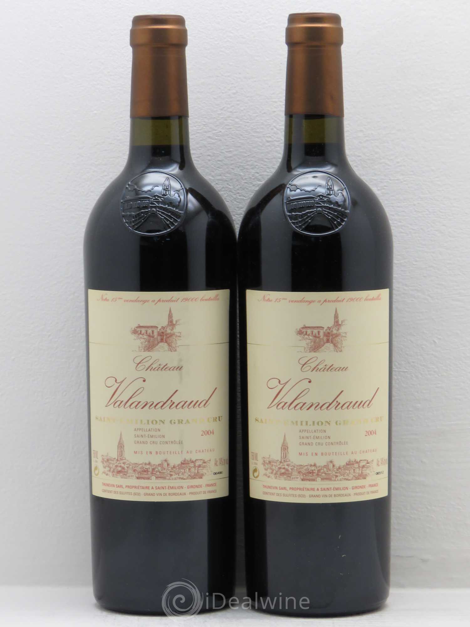 Château de Valandraud 2004 - Lot de 2 bouteilles - 0