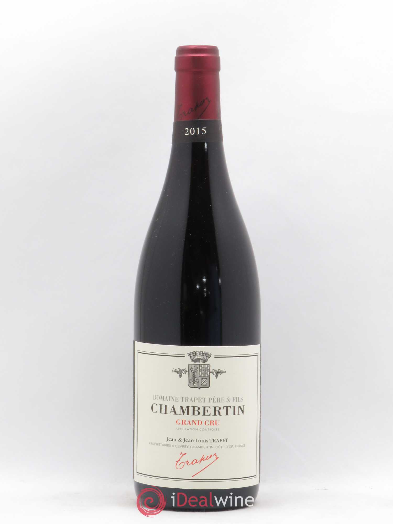 Chambertin Grand Cru Domaine Trapet 2015 - Lot de 1 bouteille - 0