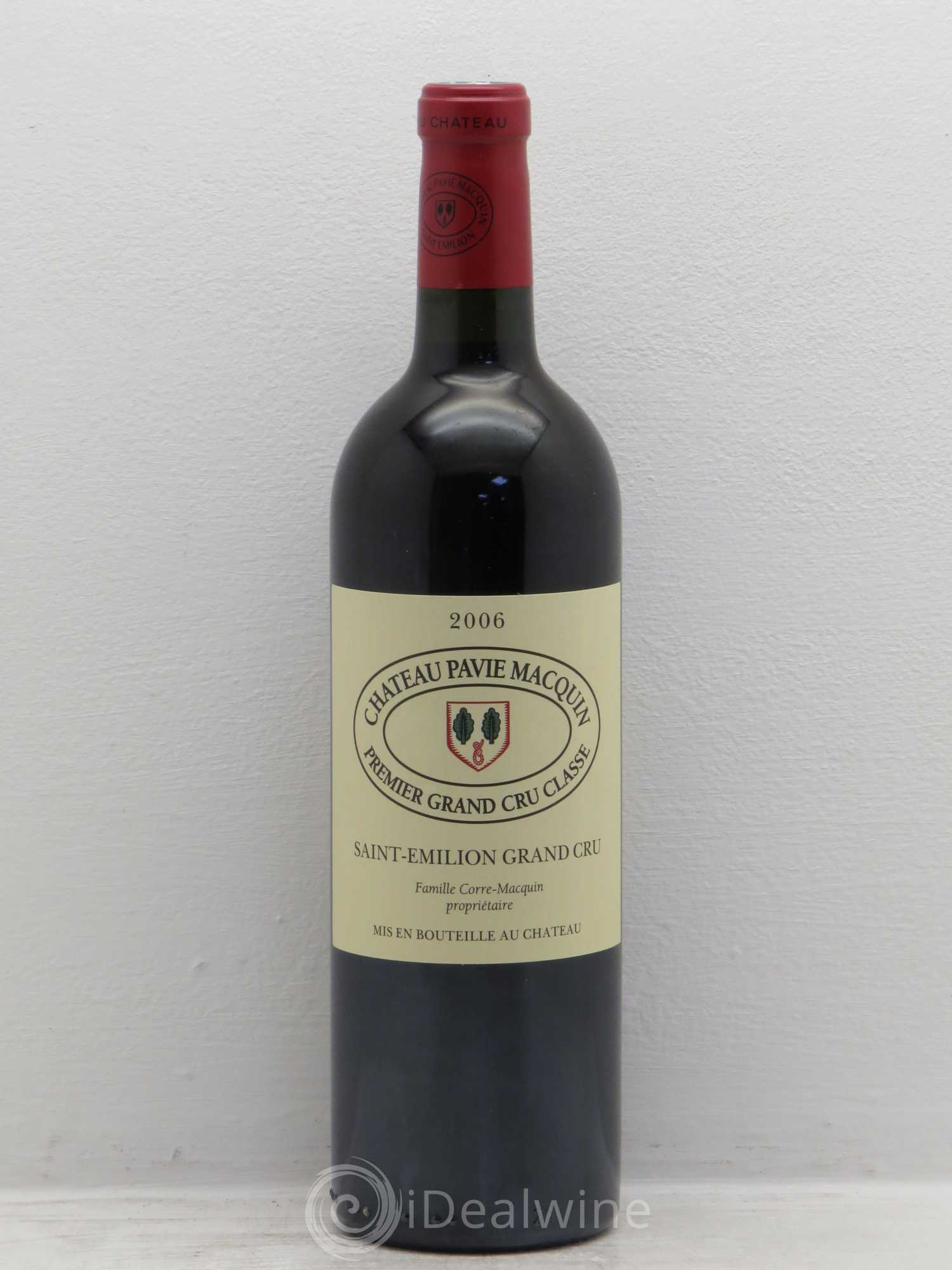 Château Pavie Macquin 1er Grand Cru Classé B 2006 - Lot de 6 bouteilles - 0