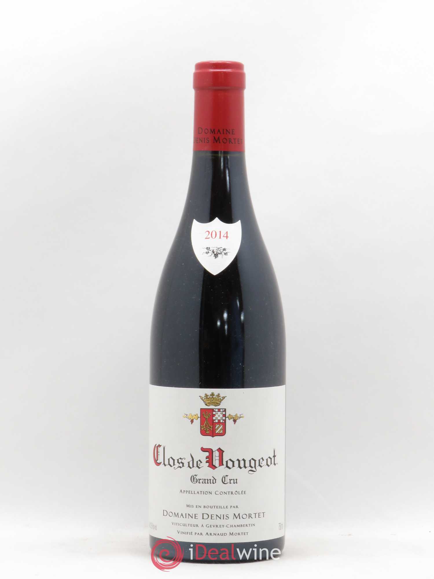 Clos de Vougeot Grand Cru Denis Mortet (Domaine) 2014 - Lot de 1 bouteille - 0
