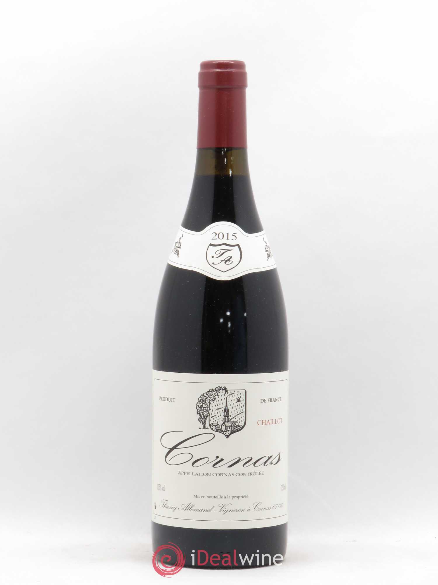 Cornas Chaillot Thierry Allemand 2015 - Lot de 1 bouteille - 0