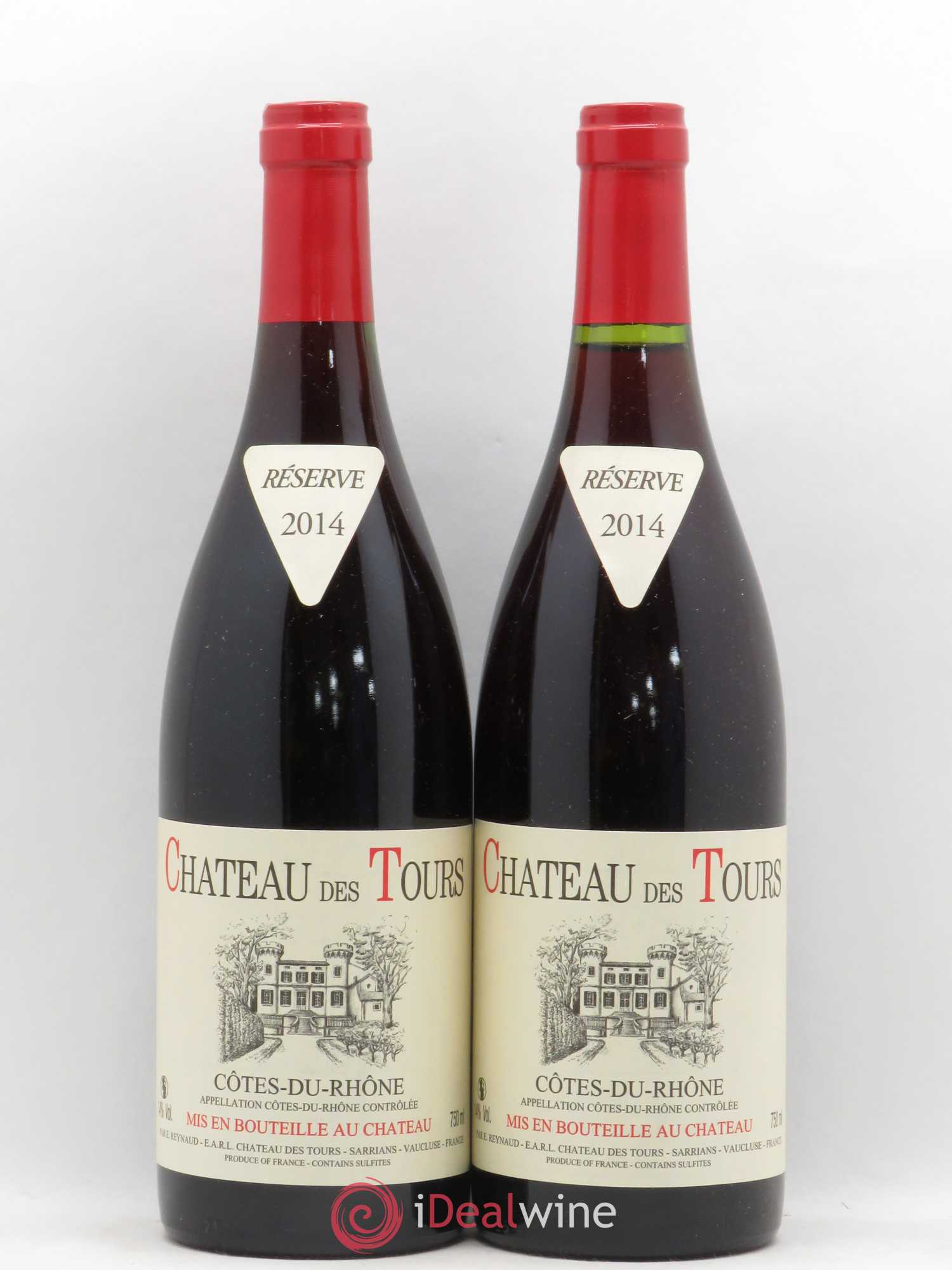 Côtes-du-Rhône Château des Tours Emmanuel Reynaud 2014 - Lot de 2 bouteilles - 0