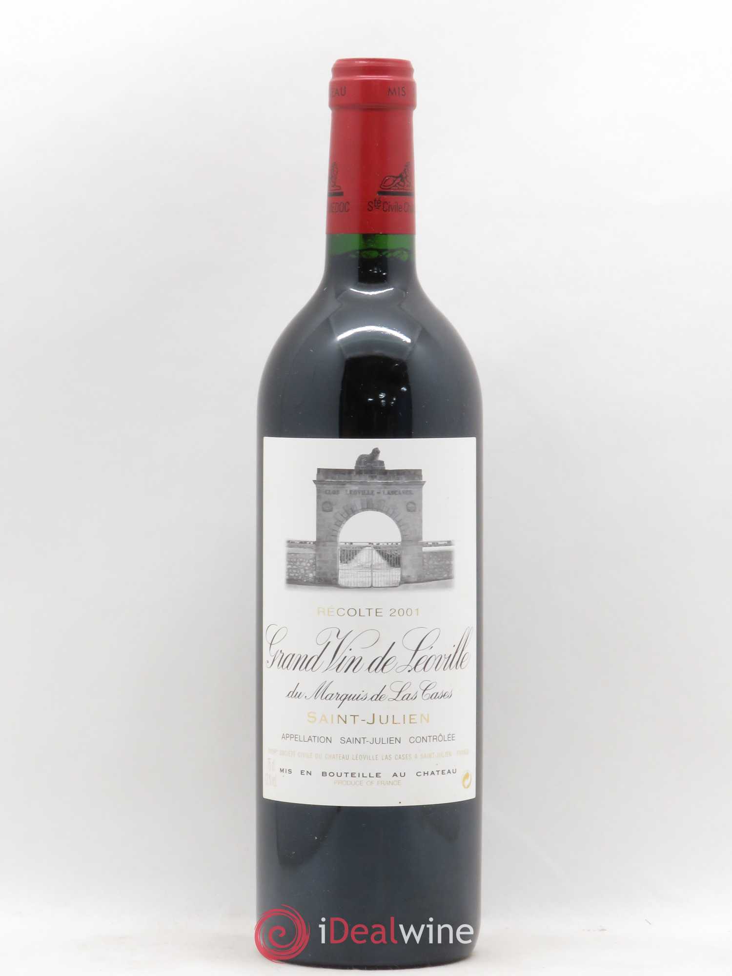 Château Léoville Las Cases 2ème Grand Cru Classé 2001 - Lot de 1 bouteille - 0