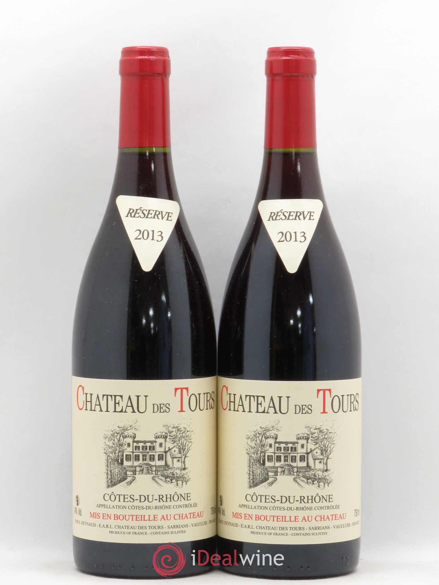 Côtes-du-Rhône Château des Tours Emmanuel Reynaud 2013 - Lot de 2 bouteilles - 0