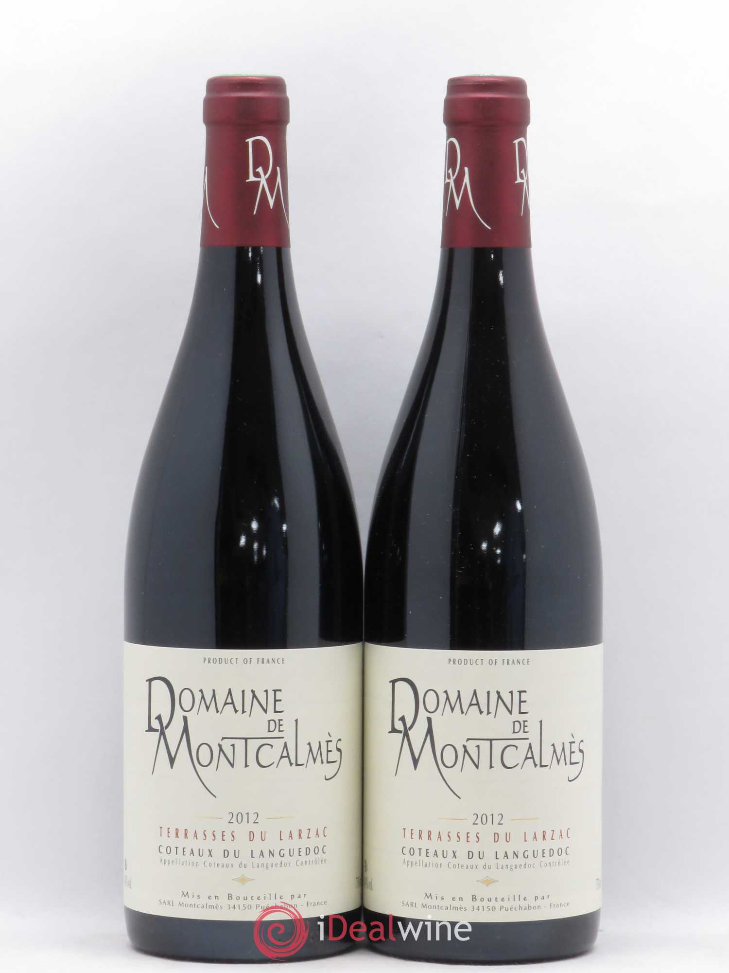 Terrasses du Larzac Domaine de Montcalmès Frédéric Pourtalié 2012 - Lot de 2 bouteilles - 0