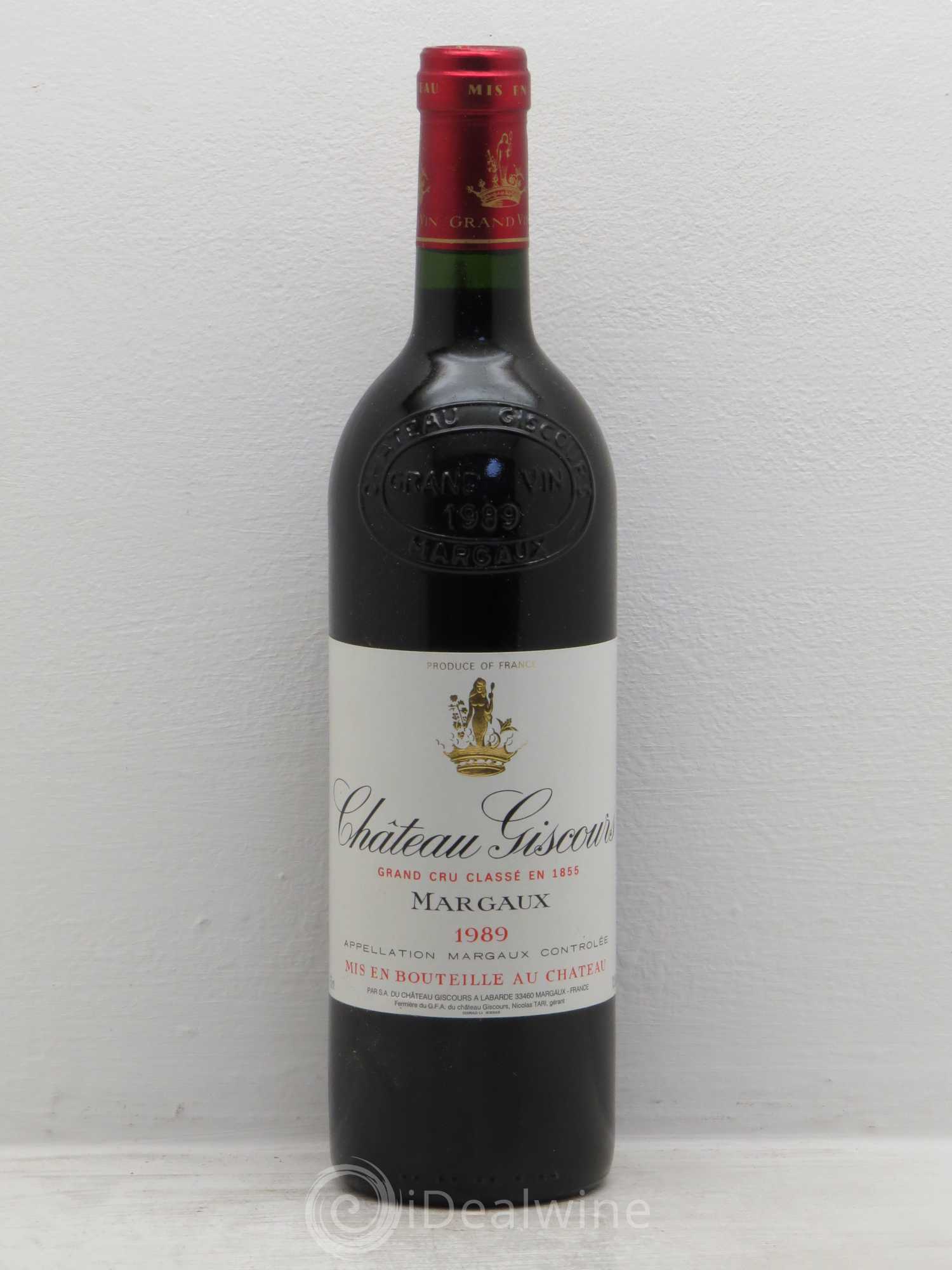 Château Giscours 3ème Grand Cru Classé 1989 - Lot de 1 bouteille - 0