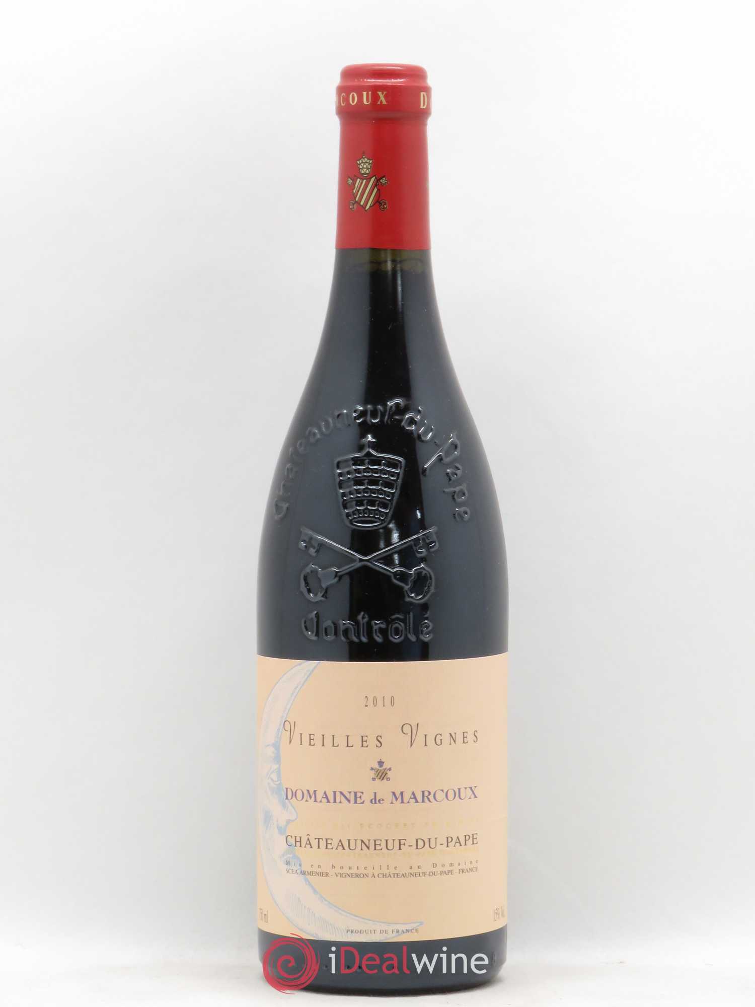 Châteauneuf-du-Pape Vieilles Vignes Marcoux (Domaine de) 2010 - Lot de 1 bouteille - 0