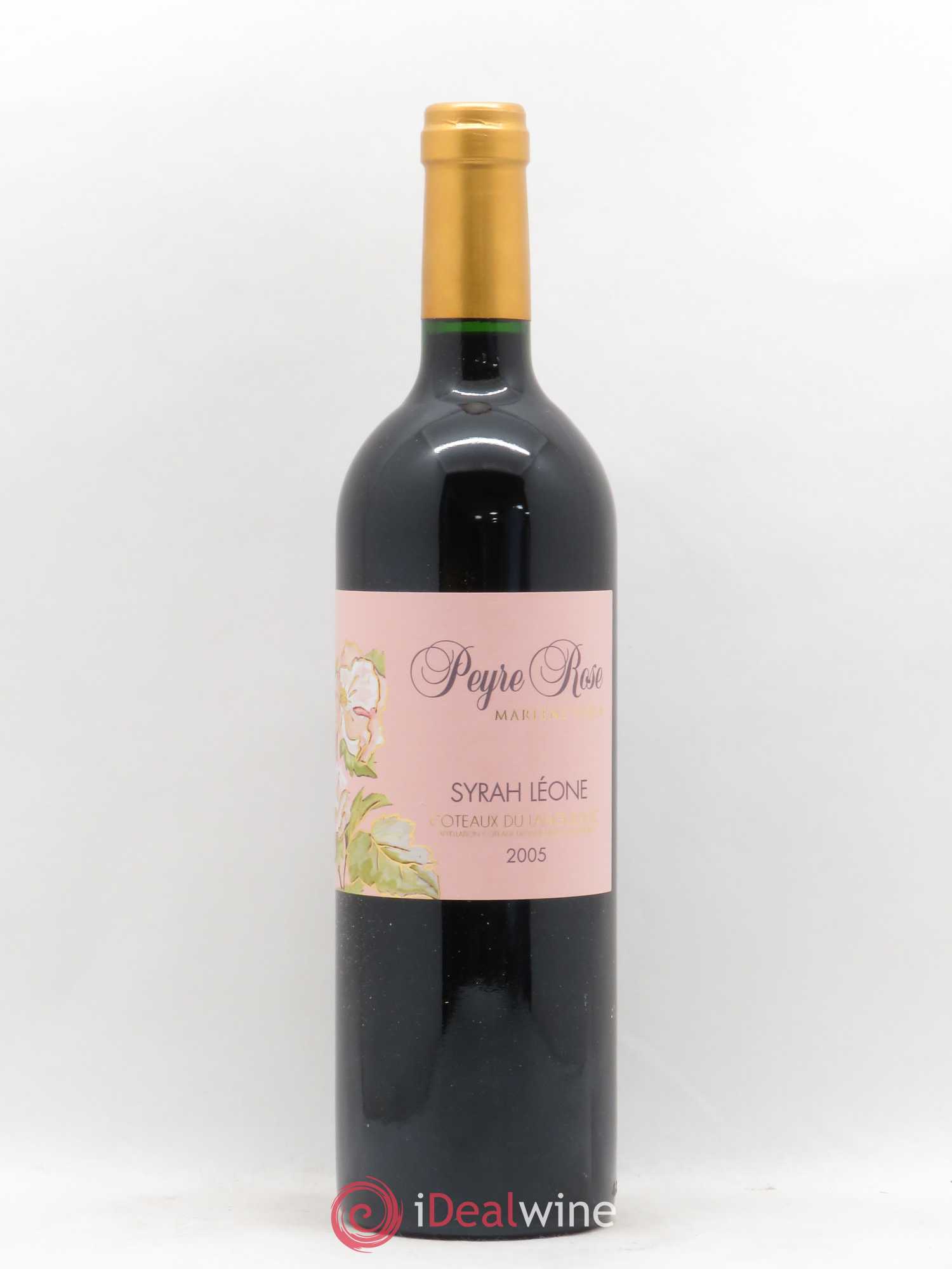 Coteaux du Languedoc Domaine Peyre Rose Belle Léone (anciennement Syrah Léone) Marlène Soria 2005 - Lot de 1 bouteille - 0