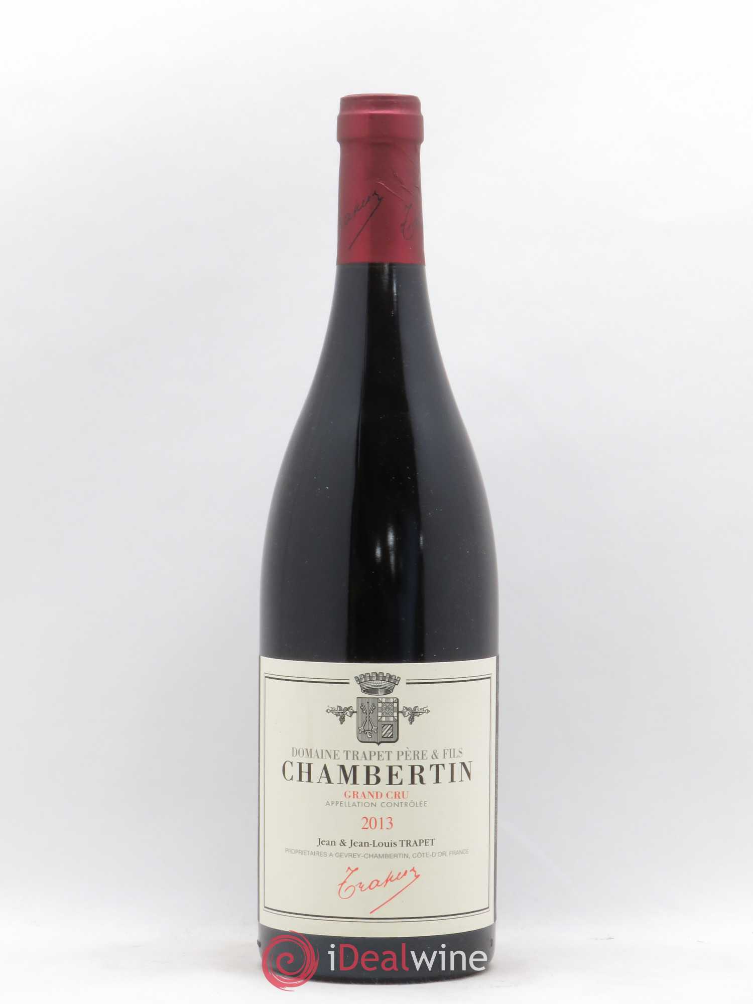 Chambertin Grand Cru Domaine Trapet 2013 - Lot de 1 bouteille - 0