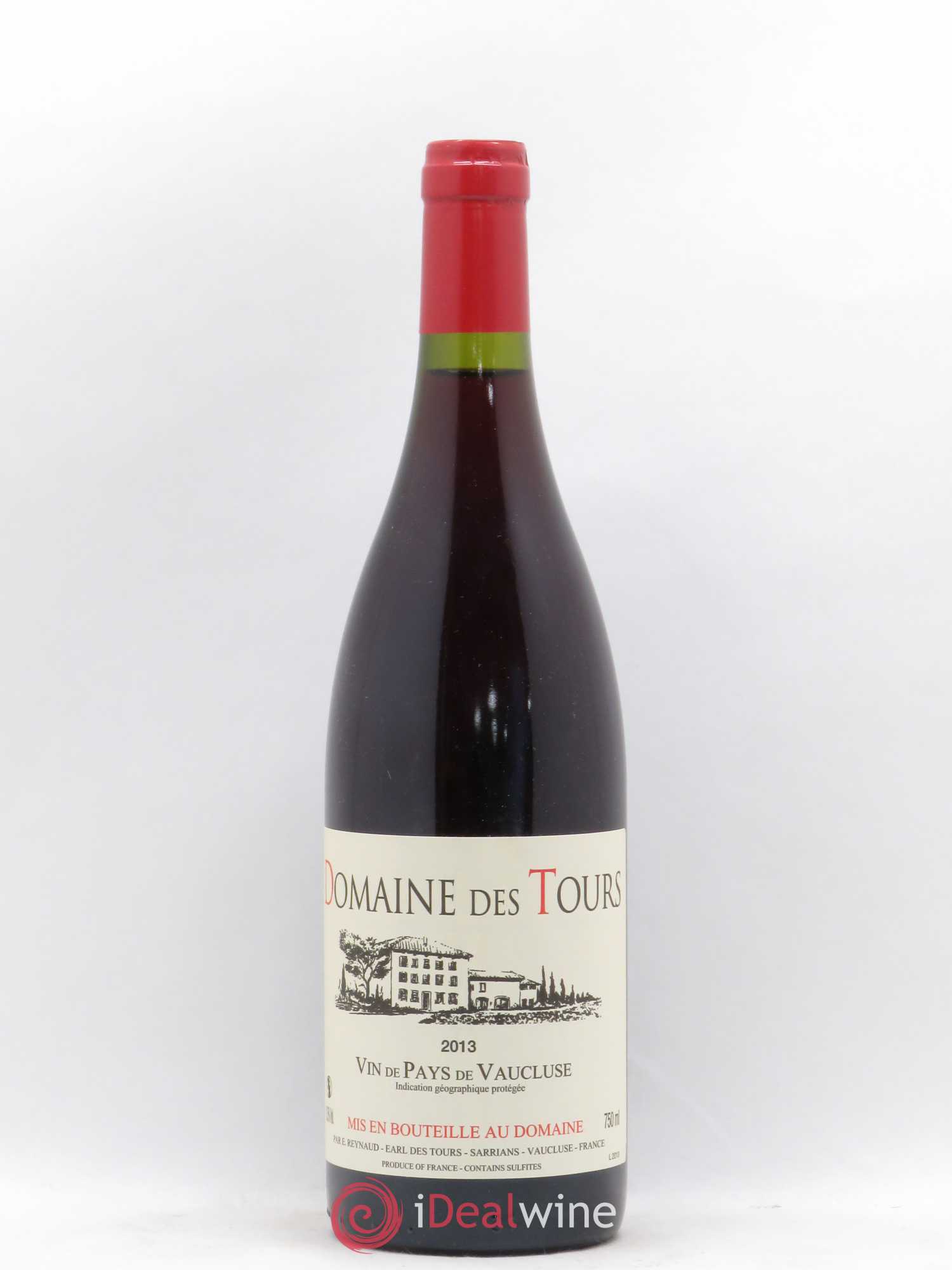 Vaucluse (Vin de Pays de Vaucluse) Domaine des Tours Emmanuel Reynaud 2013 - Lot de 1 bouteille - 0
