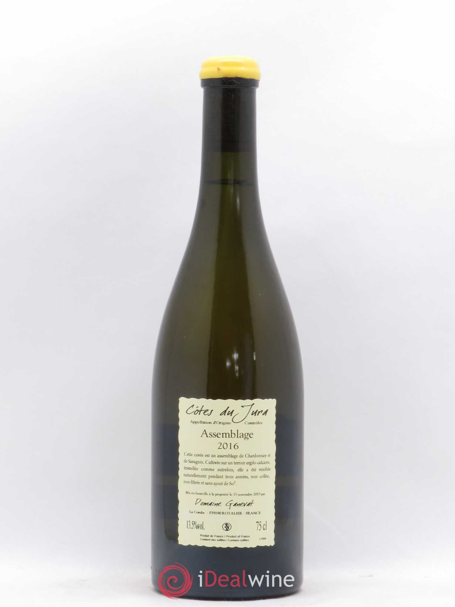 Côtes du Jura Cuvée Orégane Jean-François Ganevat (Domaine) 2016 - Lot de 1 bouteille - 1
