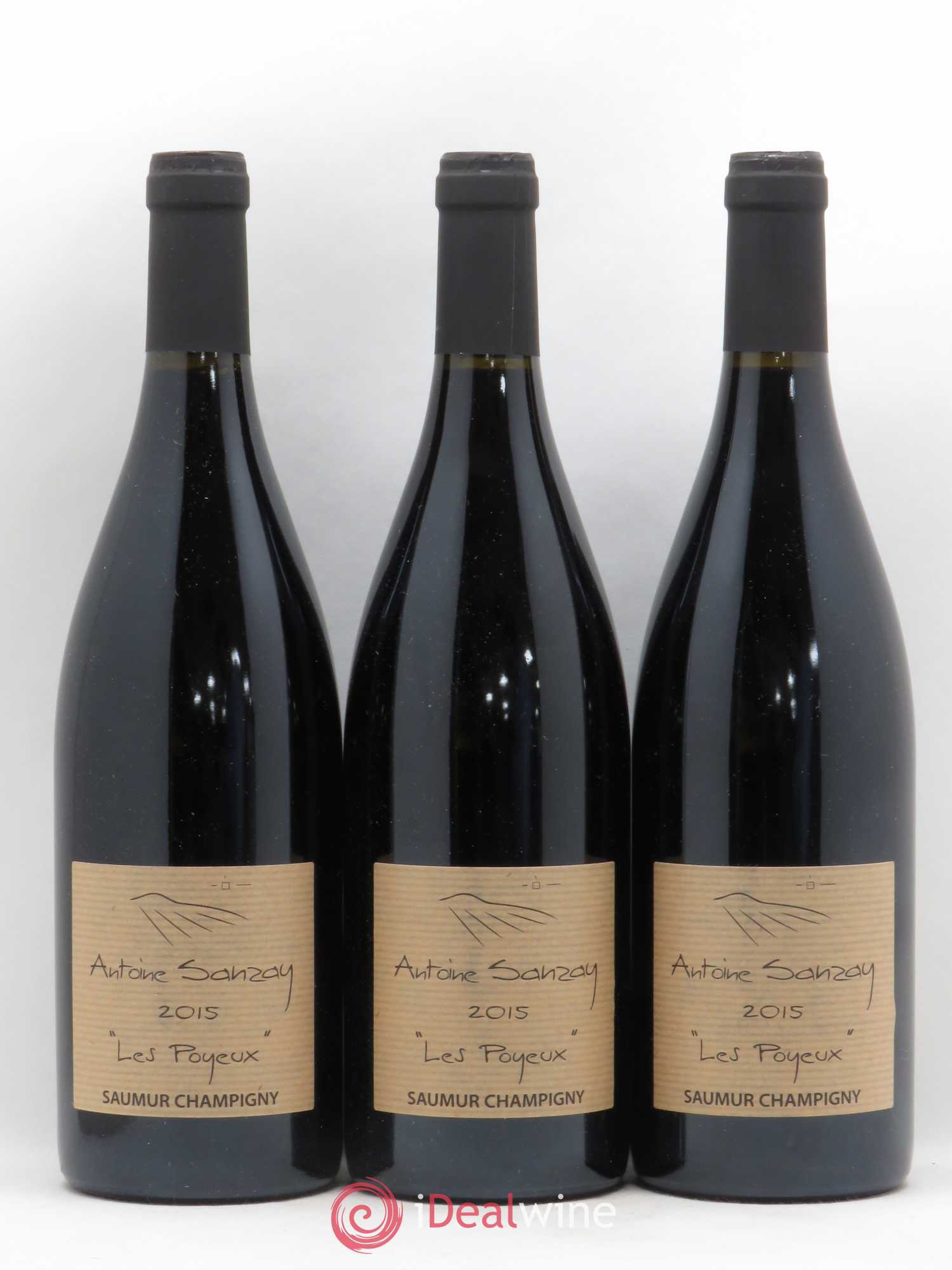 Saumur-Champigny Les Poyeux Antoine Sanzay 2015 - Lot de 3 bouteilles - 0