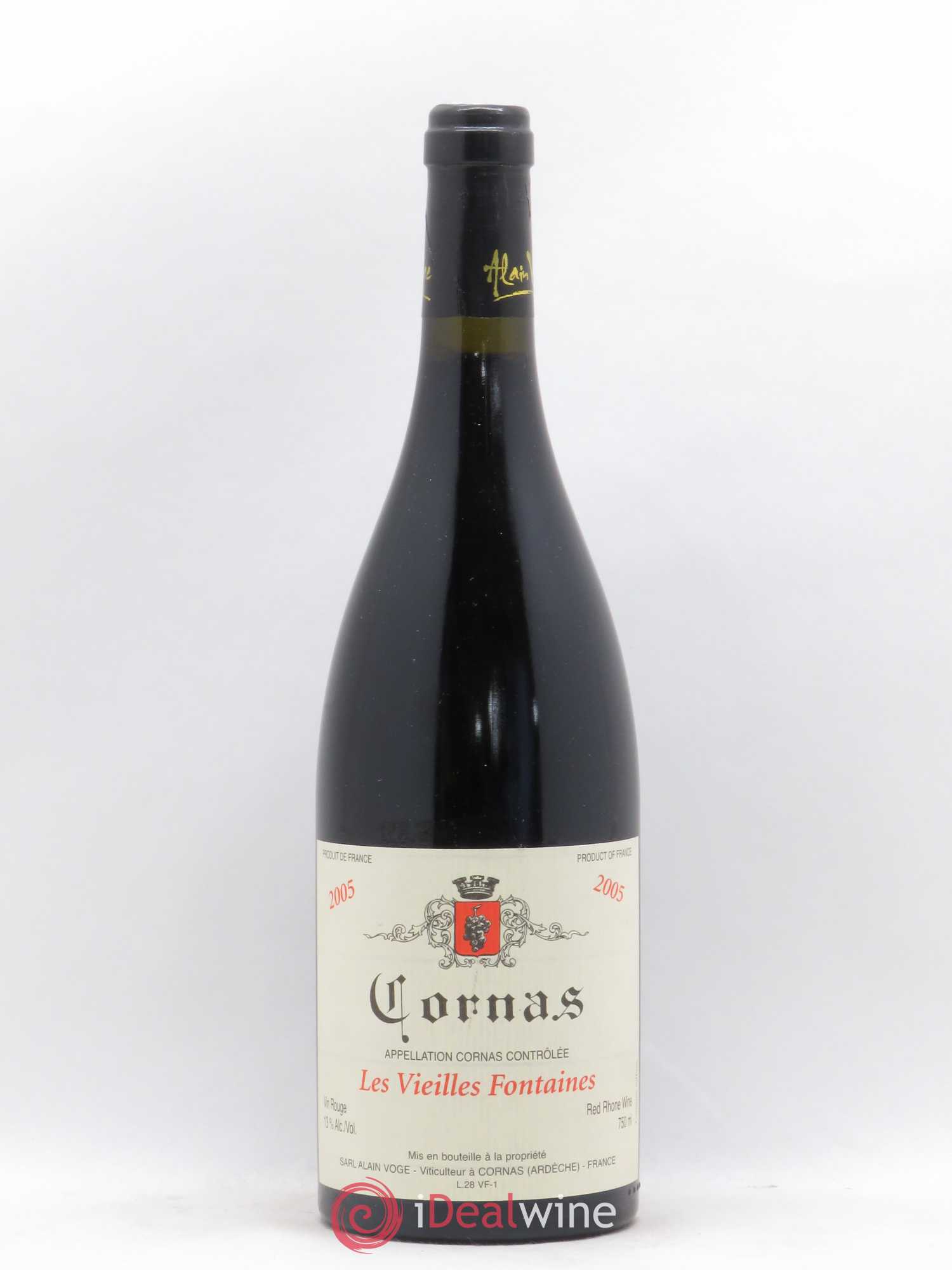 Cornas Les Vieilles Fontaines Alain Voge (Domaine) 2005 - Lot de 1 bouteille - 0