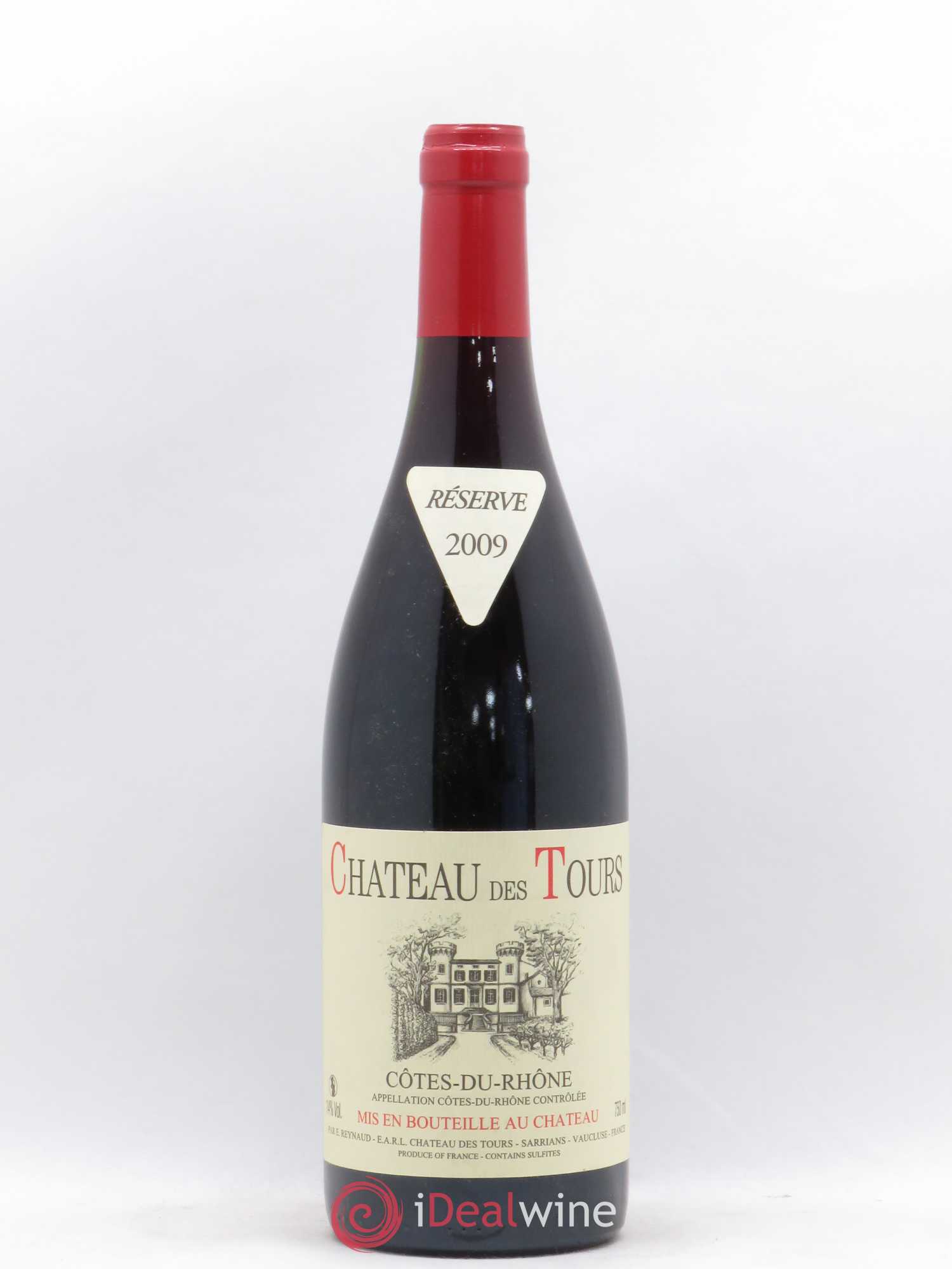 Côtes-du-Rhône Château des Tours Emmanuel Reynaud 2009 - Lot de 1 bouteille - 0