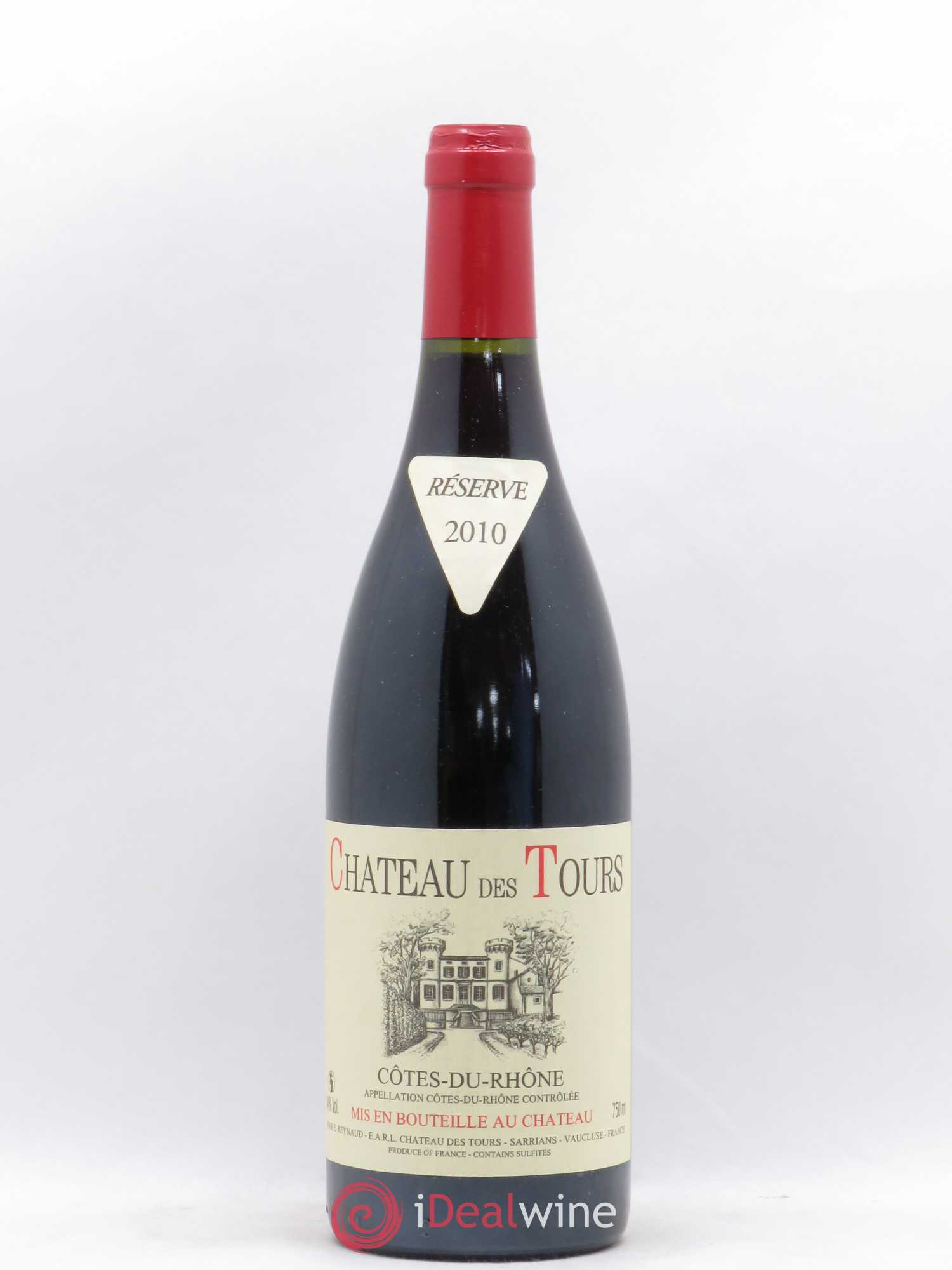 Côtes-du-Rhône Château des Tours Emmanuel Reynaud 2010 - Lot de 1 bouteille - 0