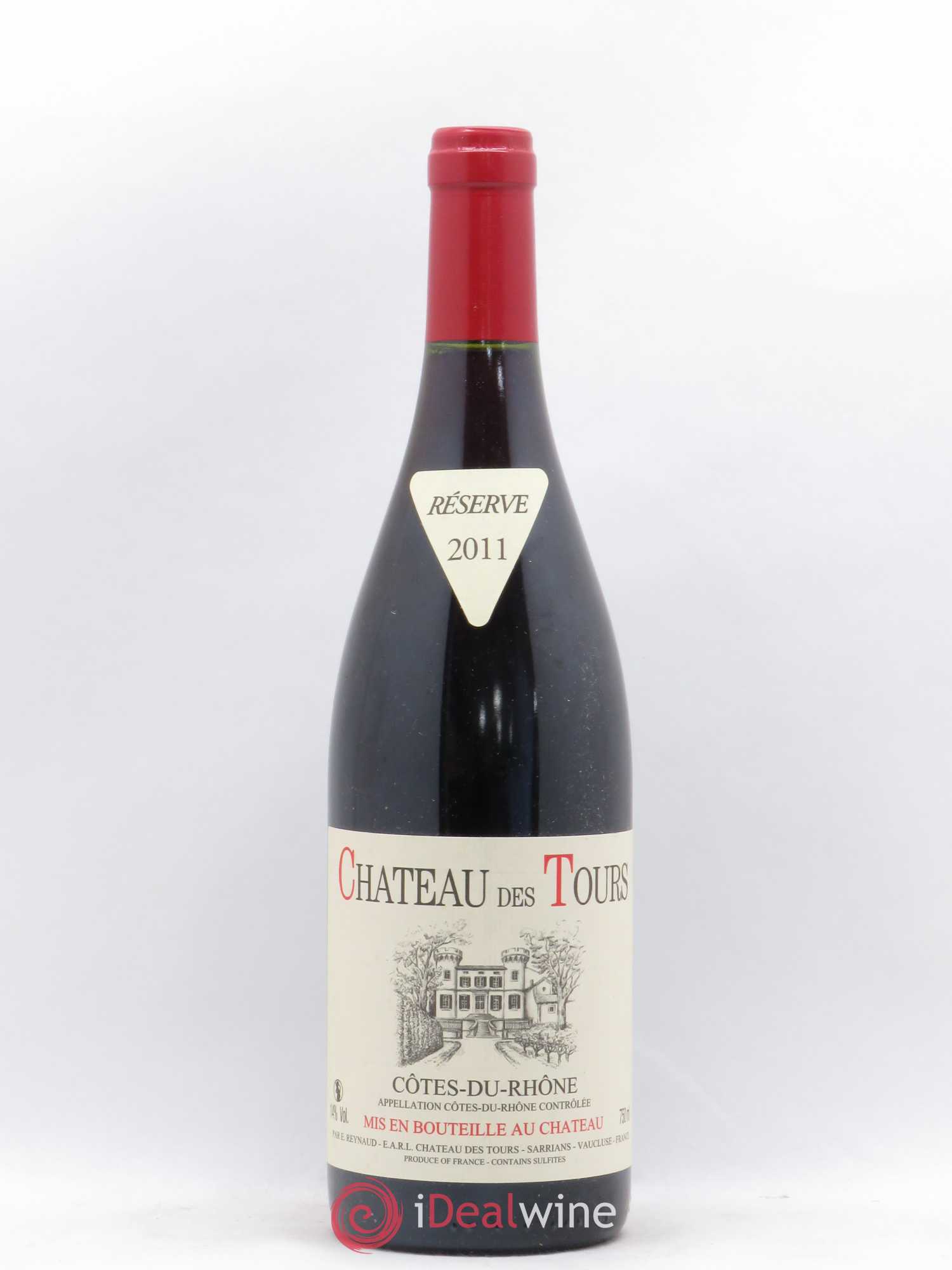 Côtes-du-Rhône Château des Tours Emmanuel Reynaud 2011 - Lot de 1 bouteille - 0