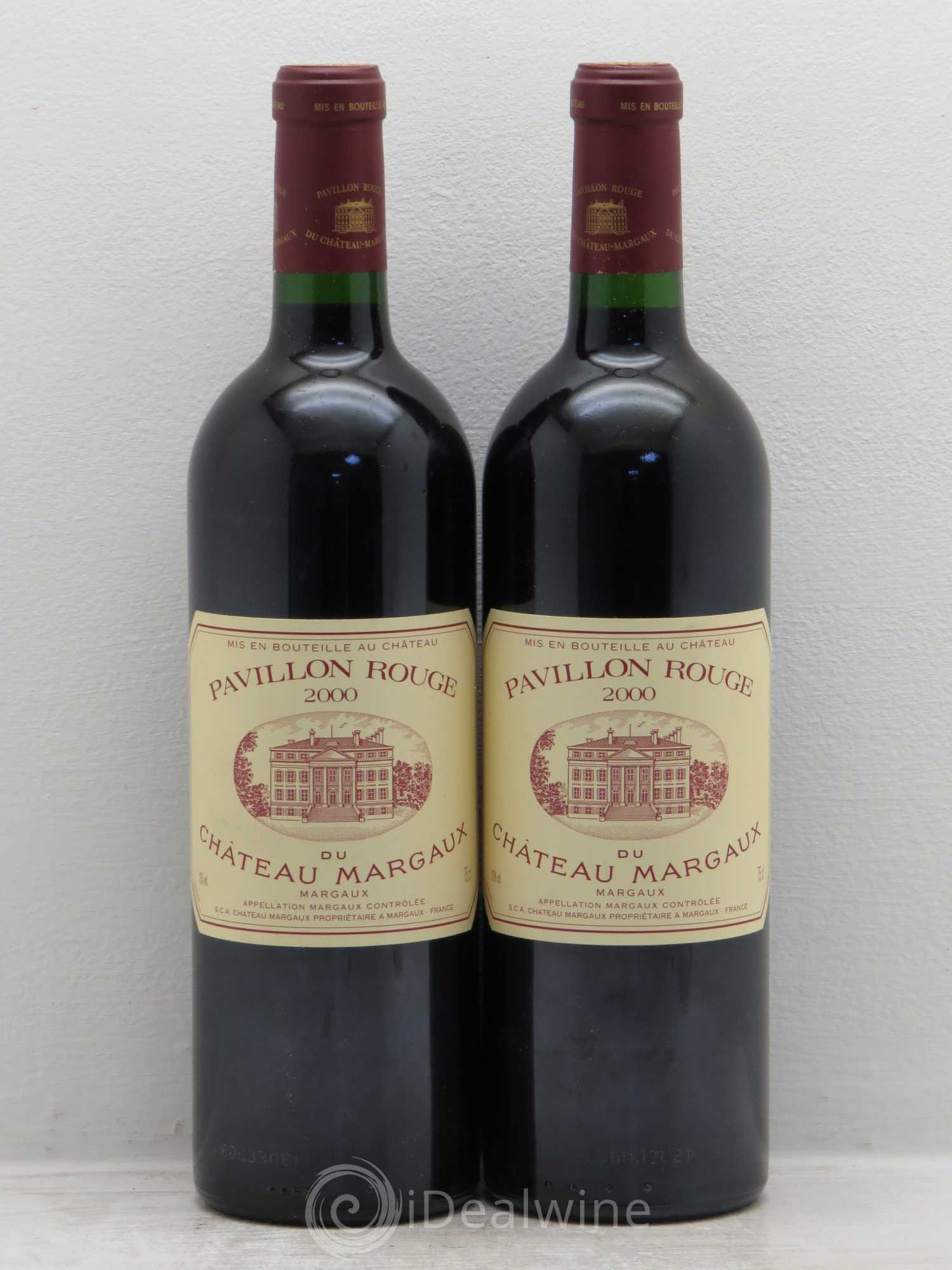 Pavillon Rouge du Château Margaux Second Vin 2000 - Lot de 2 bouteilles - 0