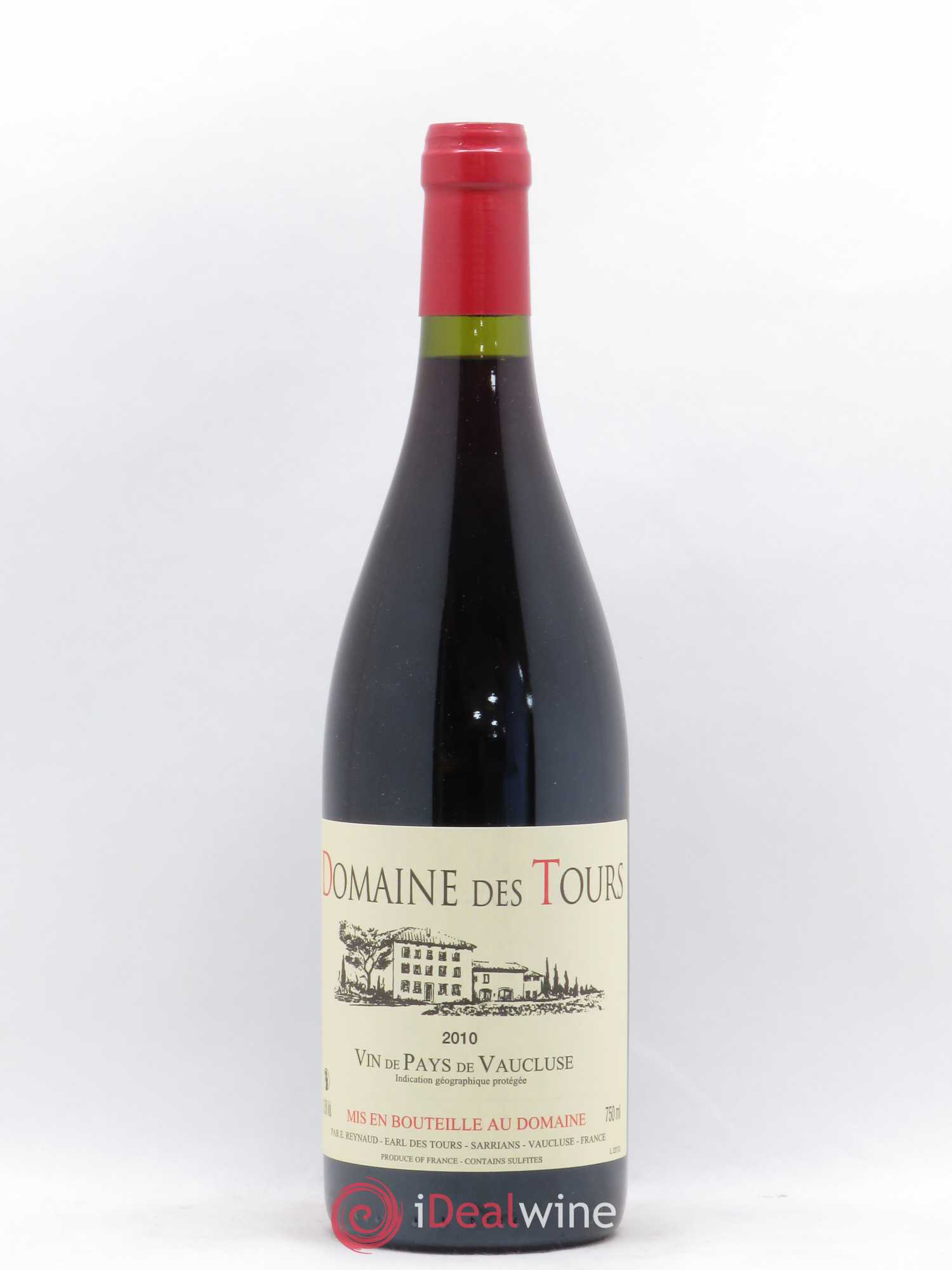 Vaucluse (Vin de Pays de Vaucluse) Domaine des Tours Emmanuel Reynaud 2010 - Lot de 1 bouteille - 0