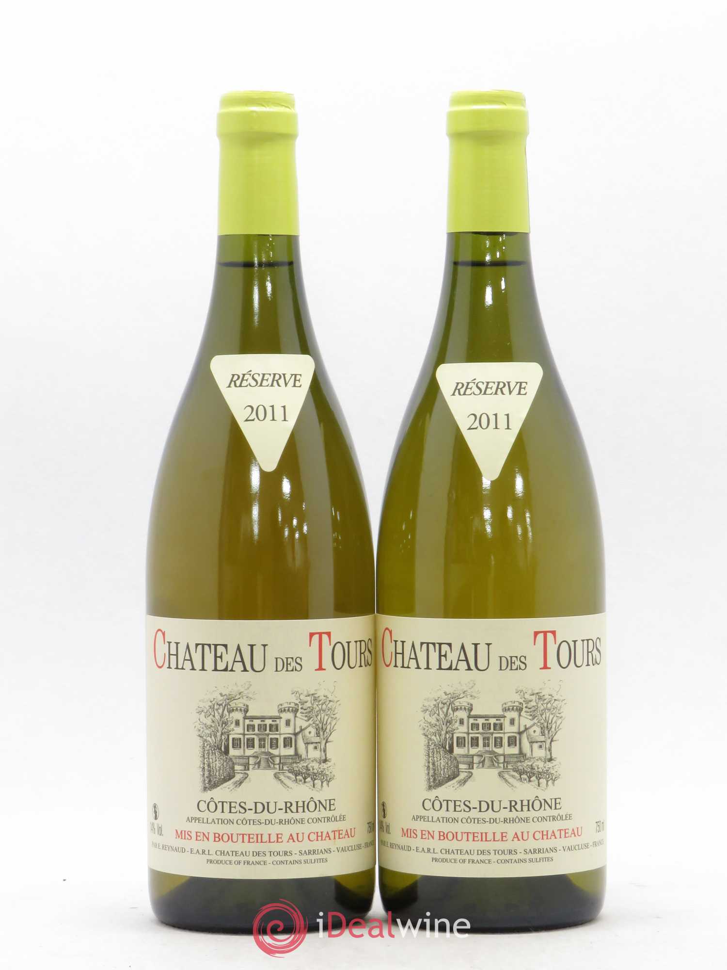 Côtes-du-Rhône Château des Tours Emmanuel Reynaud 2011 - Lot de 2 bouteilles - 0