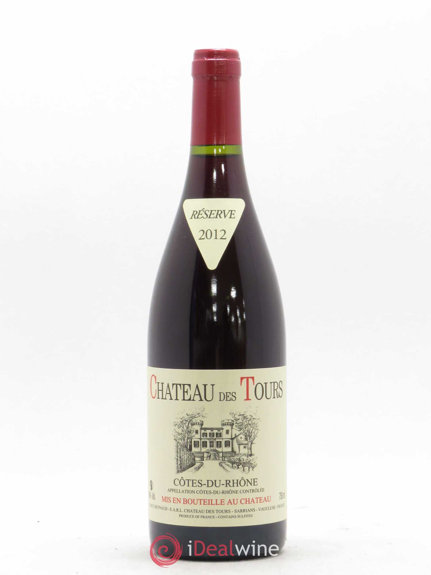 Côtes-du-Rhône Château des Tours Emmanuel Reynaud 2012 - Lot de 1 bouteille - 0