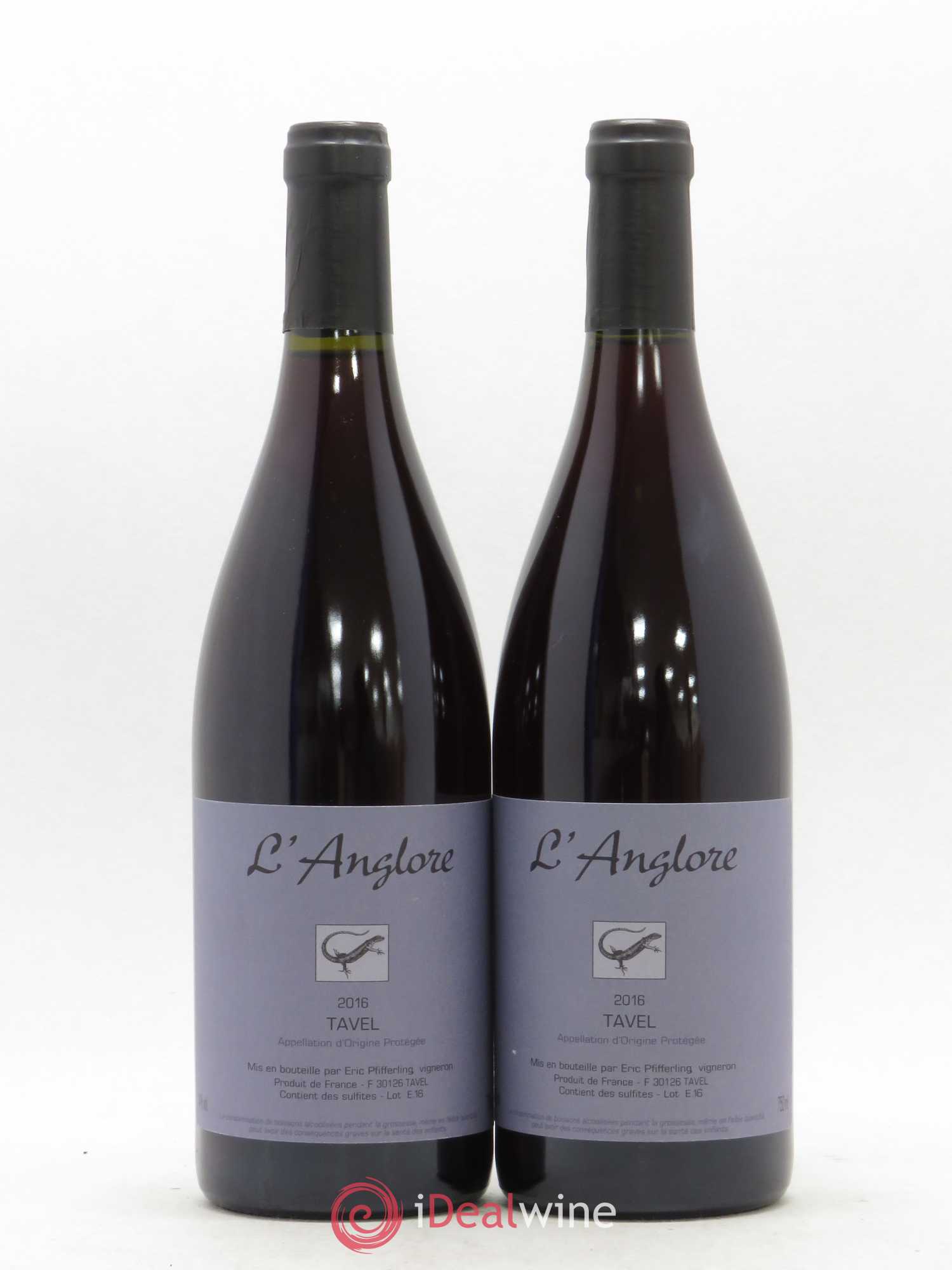 Tavel L'Anglore 2016 - Posten von 2 Flaschen - 0