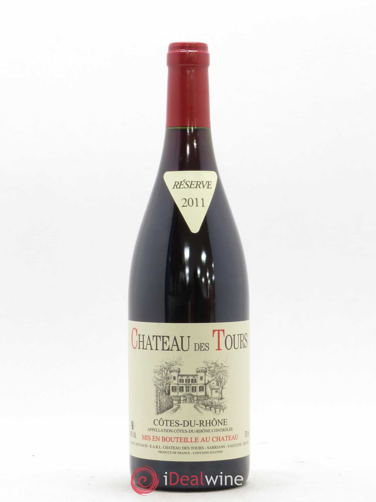 Côtes-du-Rhône Château des Tours Emmanuel Reynaud 2011 - Lot de 1 bouteille - 0