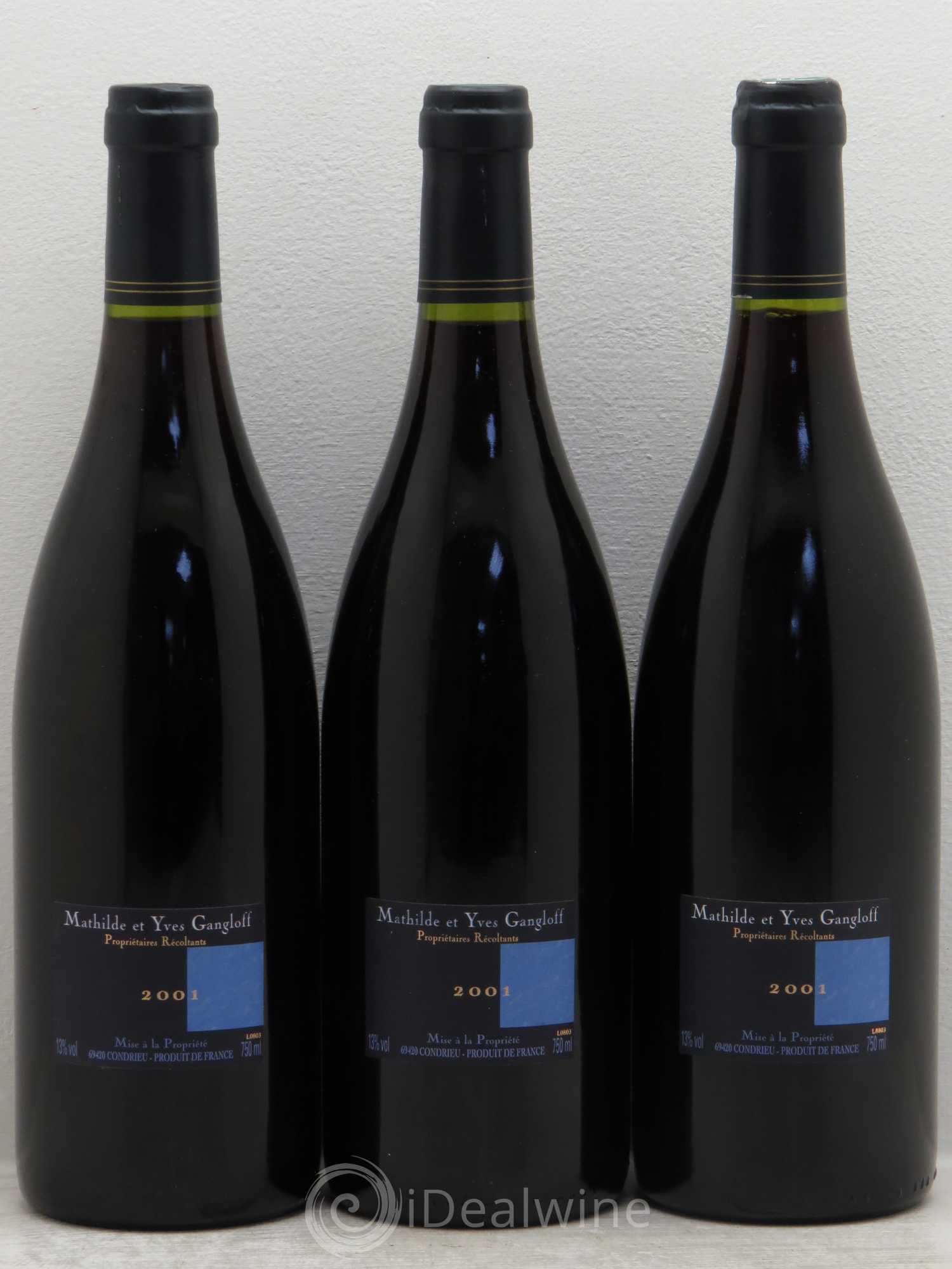 Côte-Rôtie La Barbarine Gangloff (Domaine) 2001 - Lot de 3 bouteilles - 1