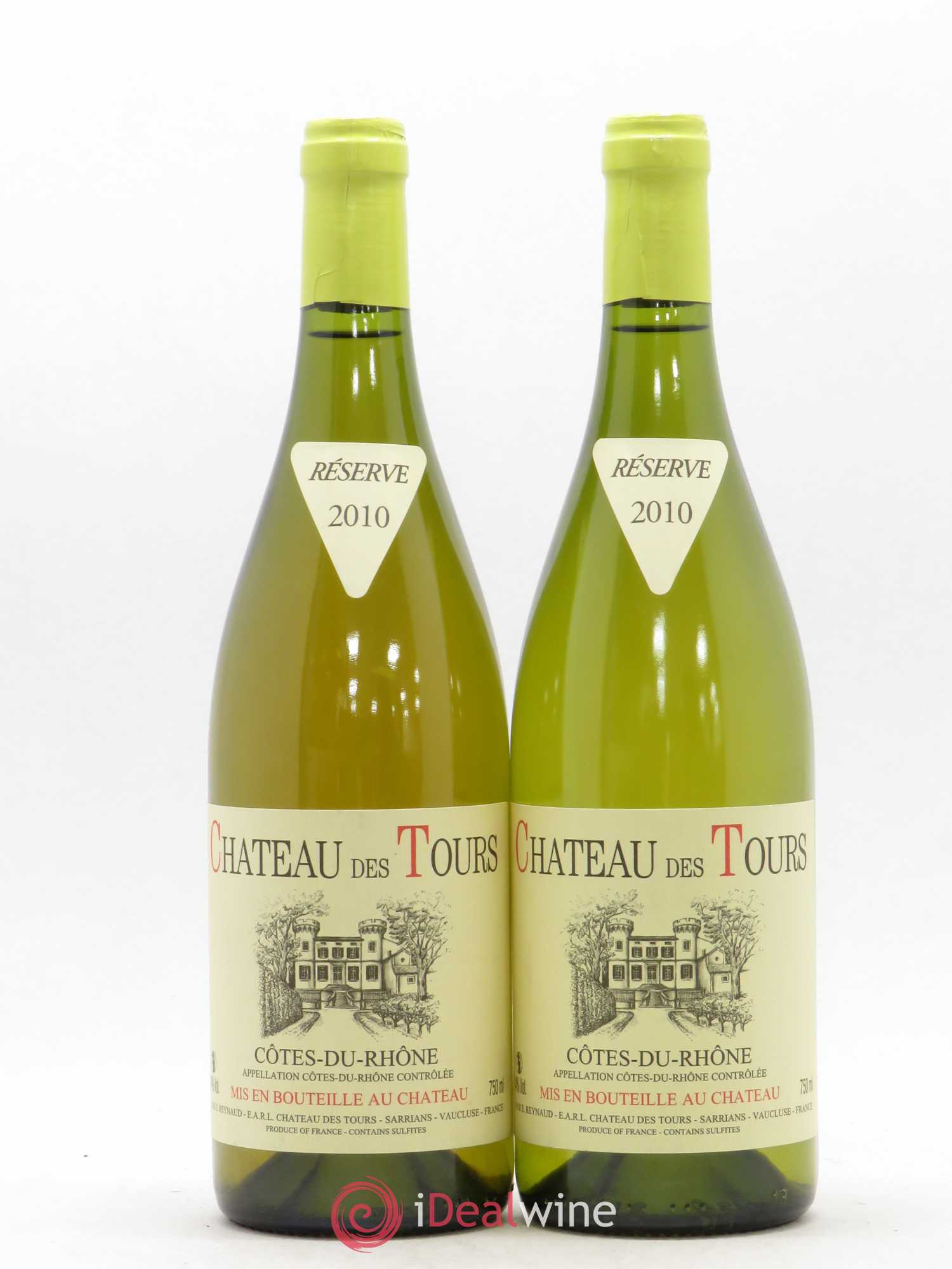 Côtes-du-Rhône Château des Tours Emmanuel Reynaud 2010 - Lot de 2 bouteilles - 0