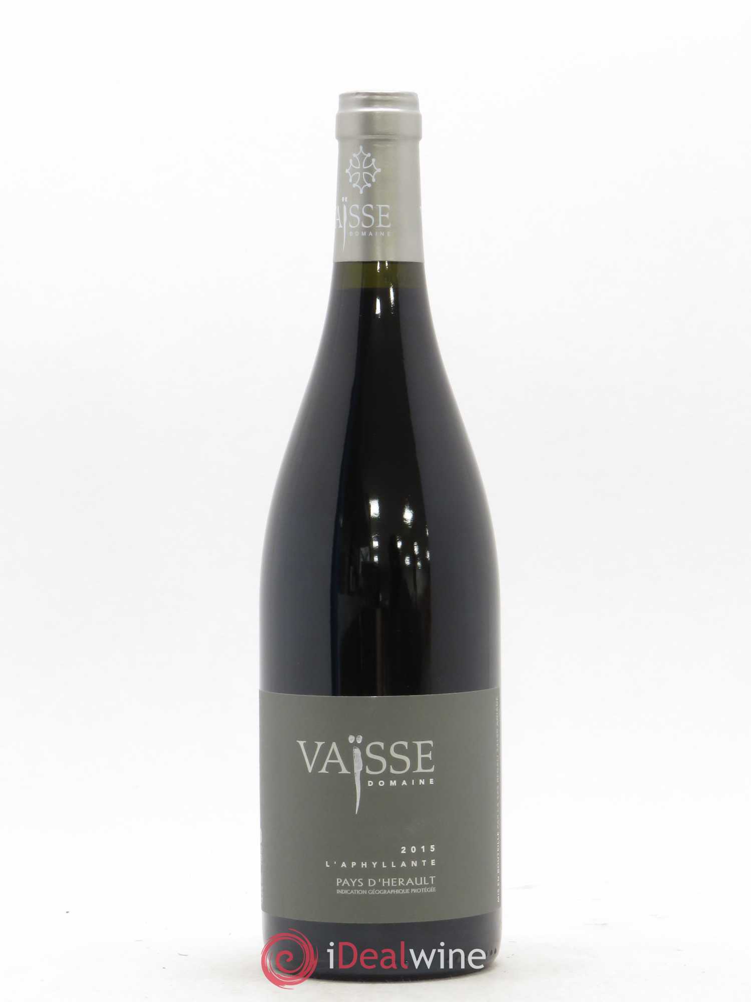 Pays d'Hérault L'Aphyllante Vaisse (Domaine) 2015 - Lot de 1 bouteille - 0