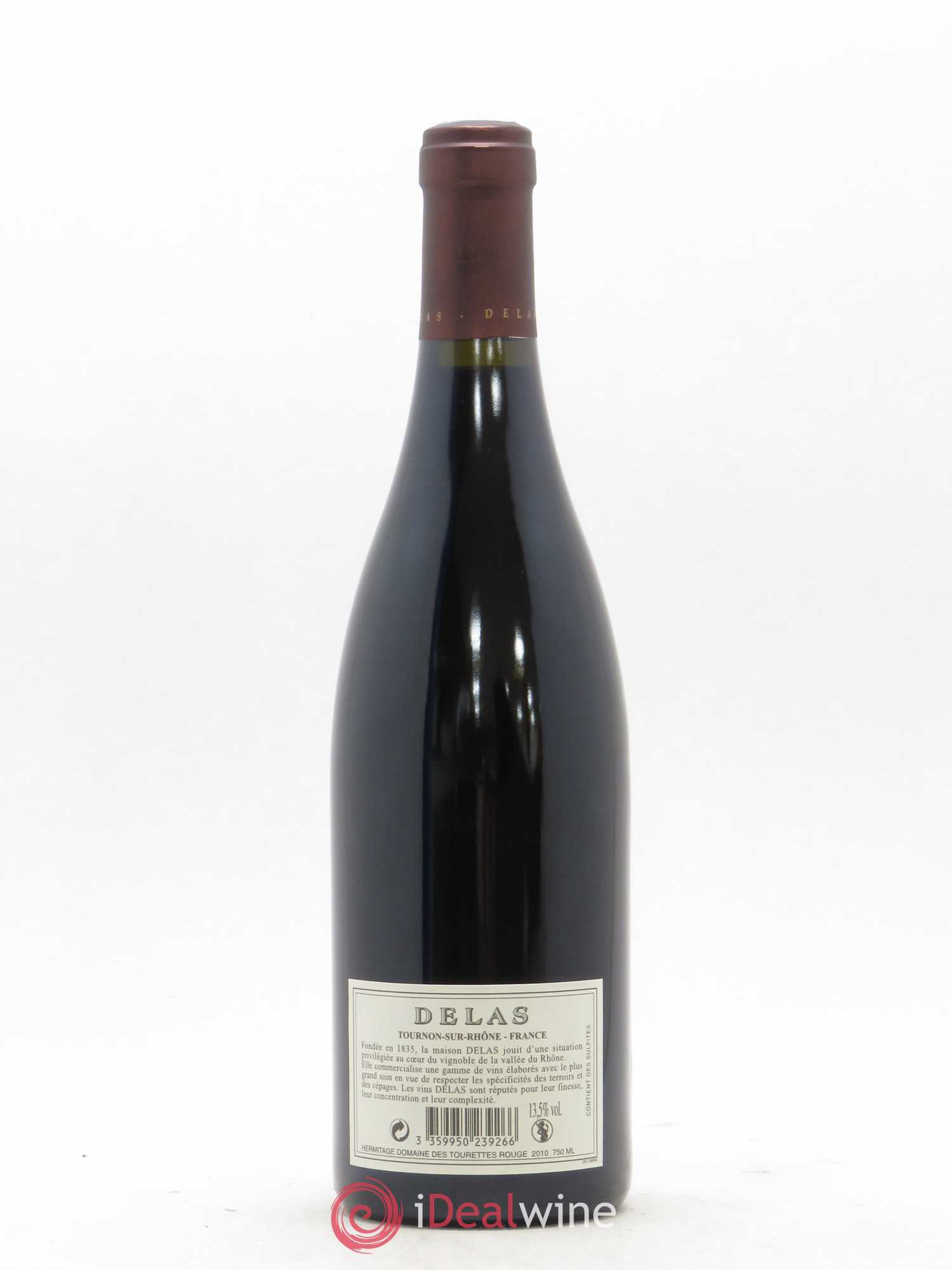 Hermitage Marquise de la Tourette Delas Frères 2010 - Lot de 1 bouteille - 1