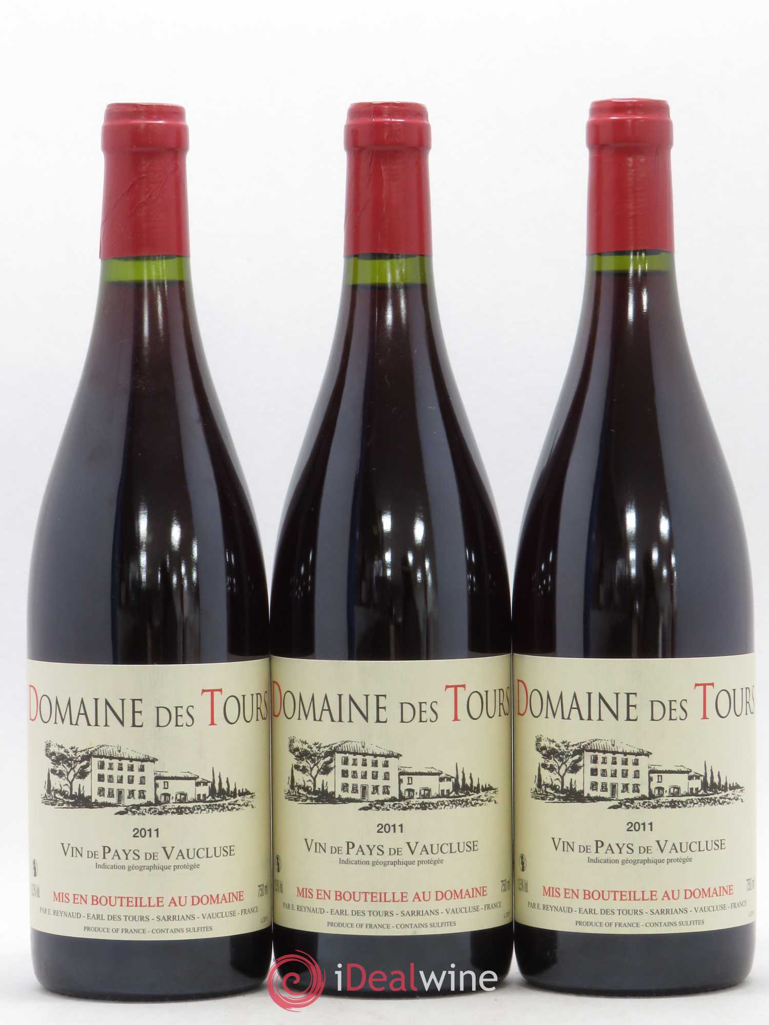 Vaucluse (Vin de Pays de Vaucluse) Domaine des Tours Emmanuel Reynaud 2011 - Lot de 6 bouteilles - 2