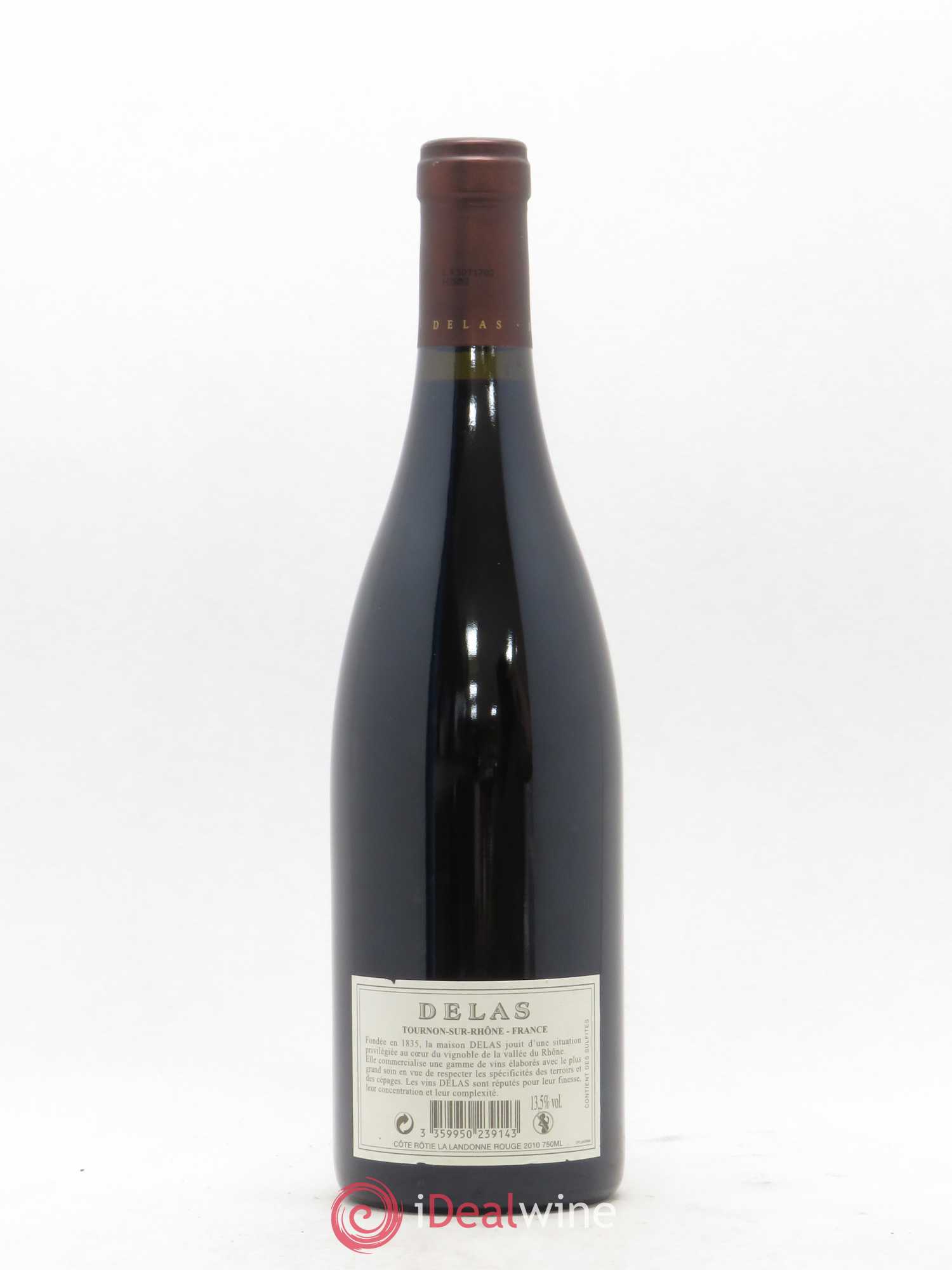 Côte-Rôtie La Landonne Delas Frères 2010 - Lot de 1 bouteille - 1