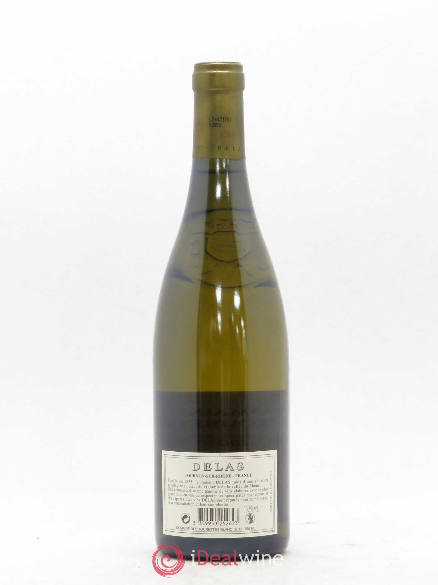 Hermitage Domaine des Tourettes  Delas Frères 2012 - Posten von 1 Flasche - 1