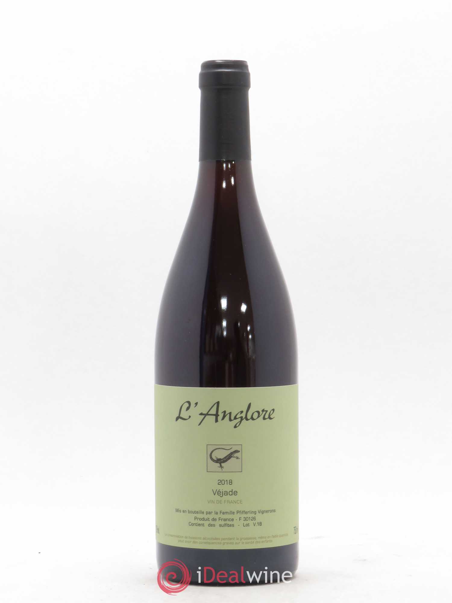 Vin de France Véjade L'Anglore 2018 - Lot de 1 bouteille - 0
